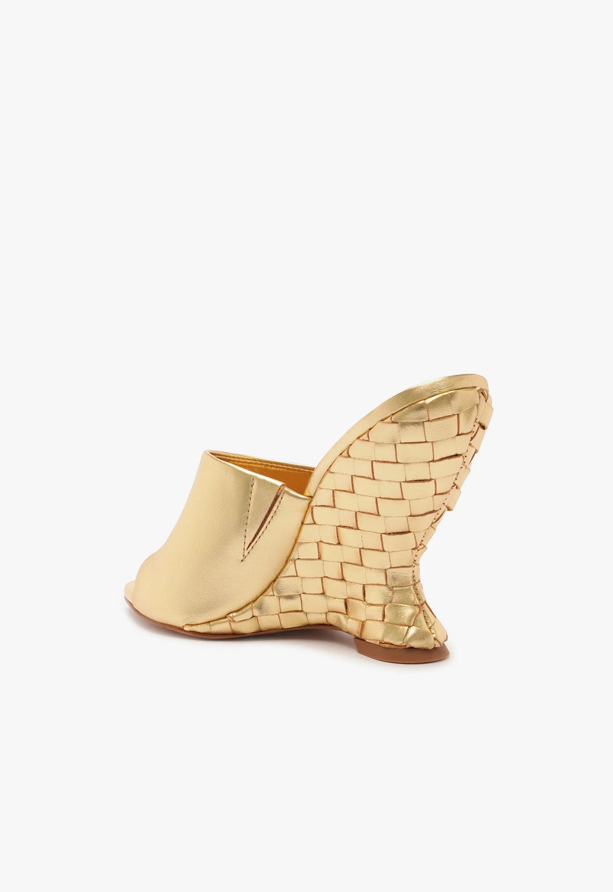 Schutz Aprill Woven Leather Sandal