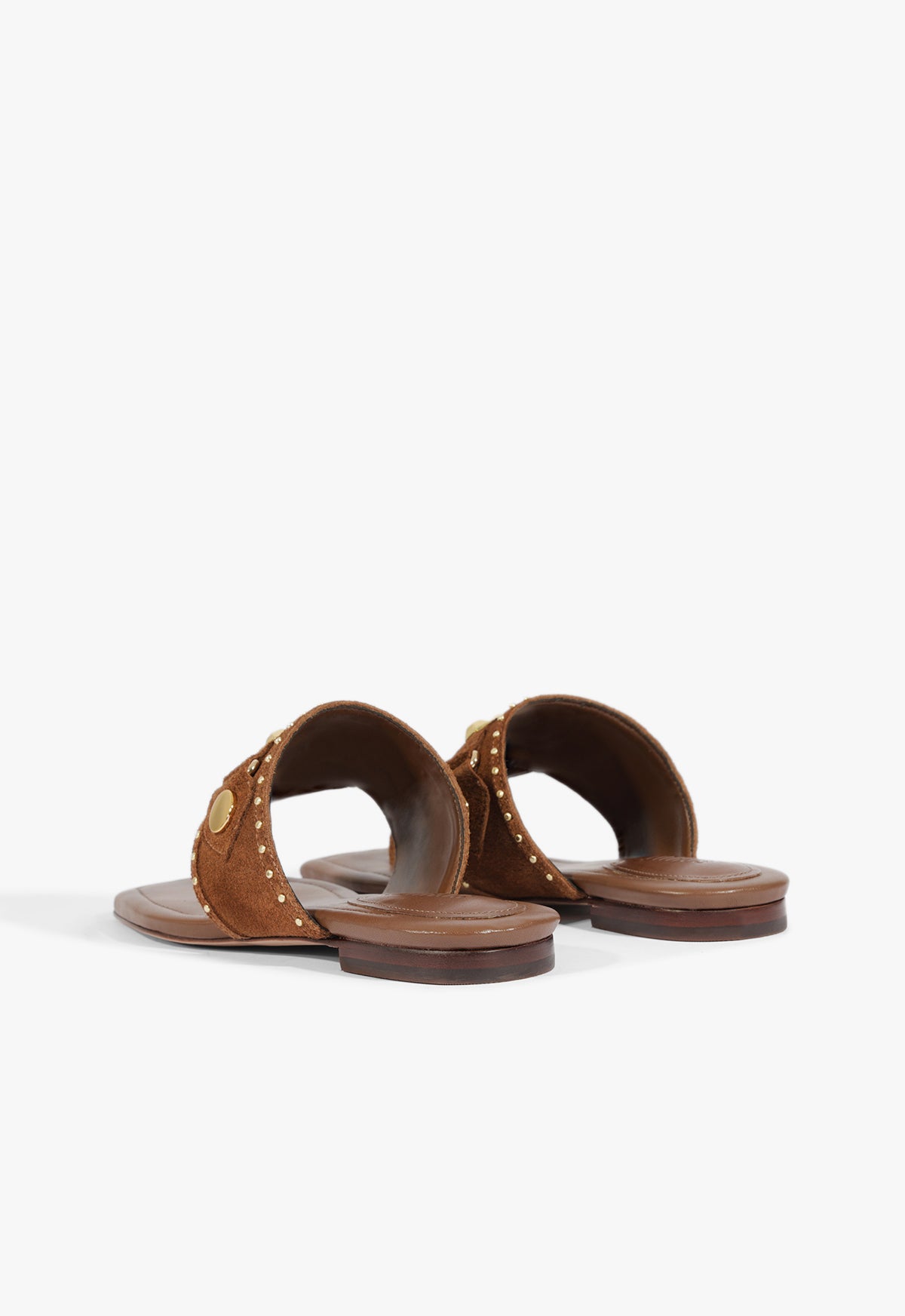 Schutz Aria Brown Suede Sandal