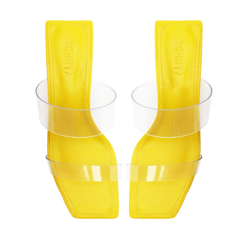 Schutz Ariella Tab Vinyl Sandal