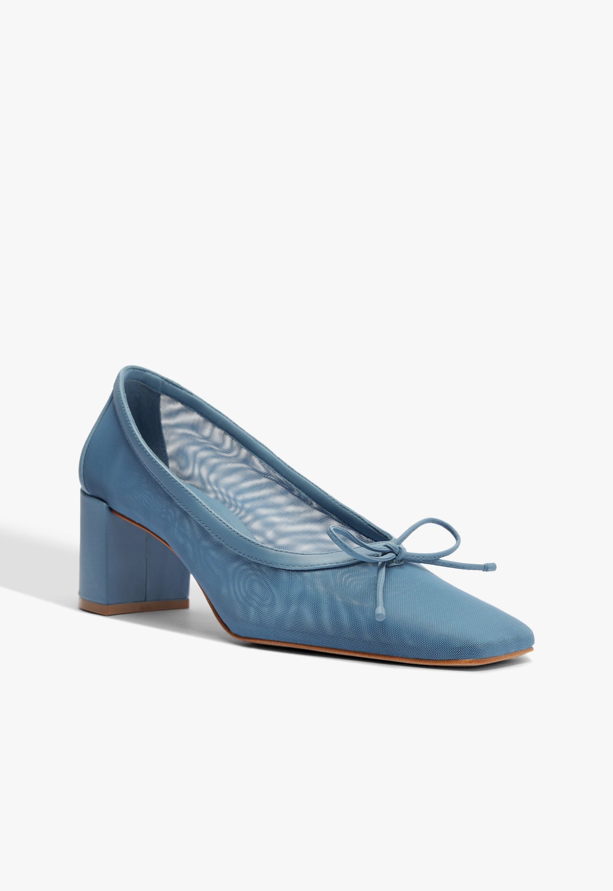 Schutz Arissa Block Mesh Fabric Pump