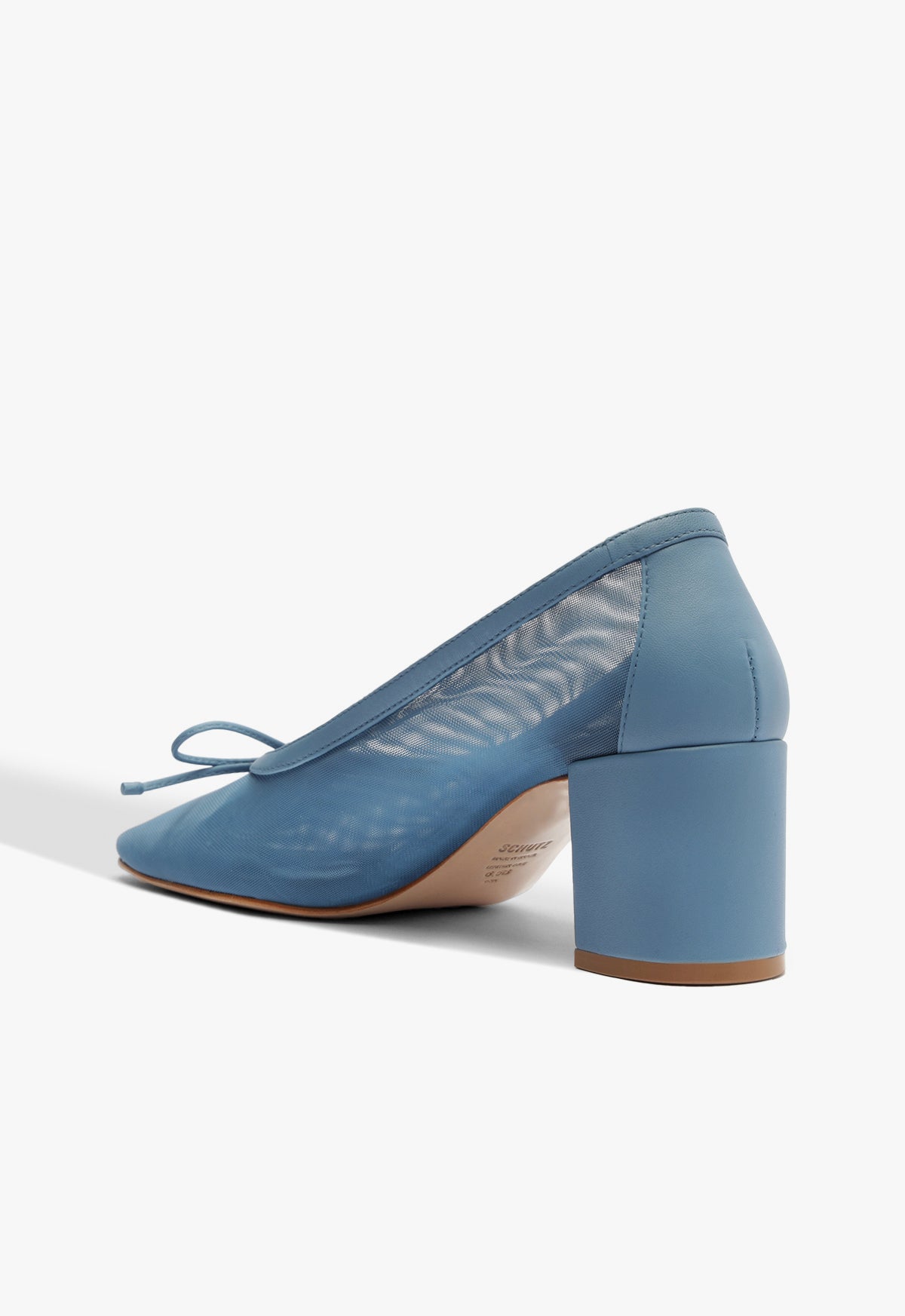 Schutz Arissa Block Mesh Fabric Pump