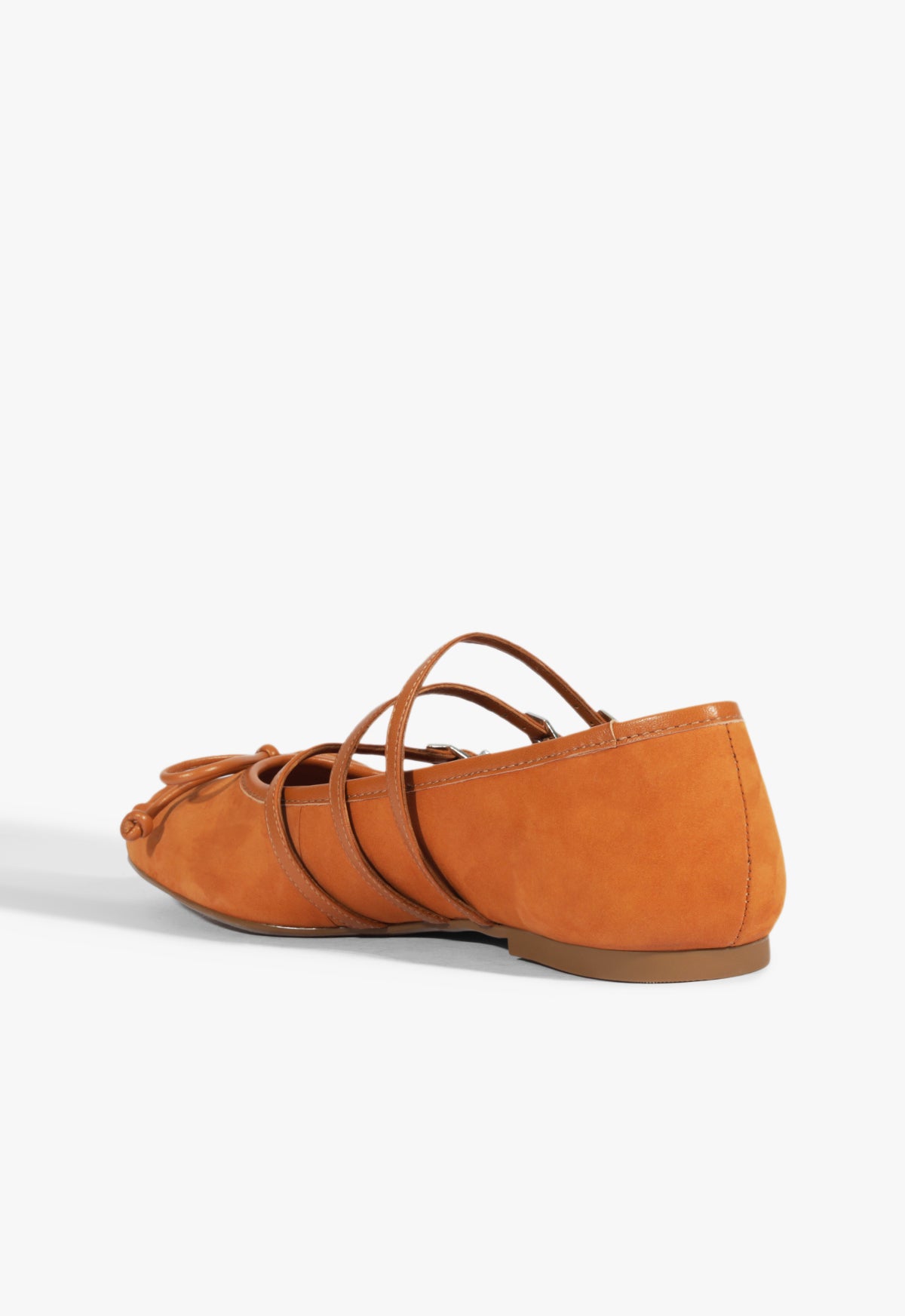 Schutz Arissa Brown Suede Ballet Flat