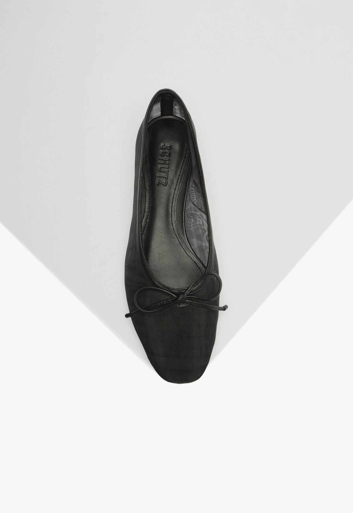 Schutz Arissa Mesh Fabric Flat