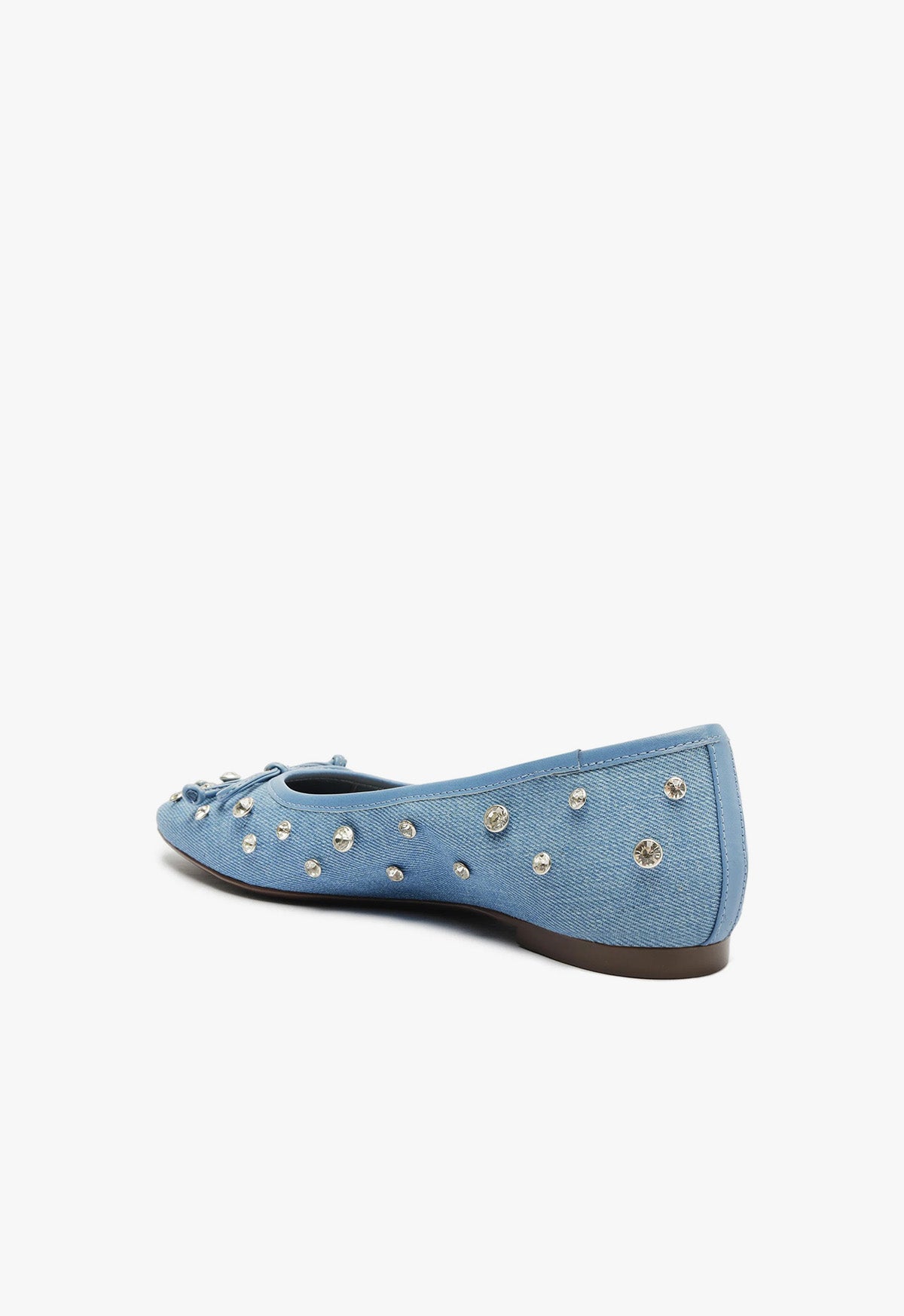 Schutz Arissa Shine Denim Flat