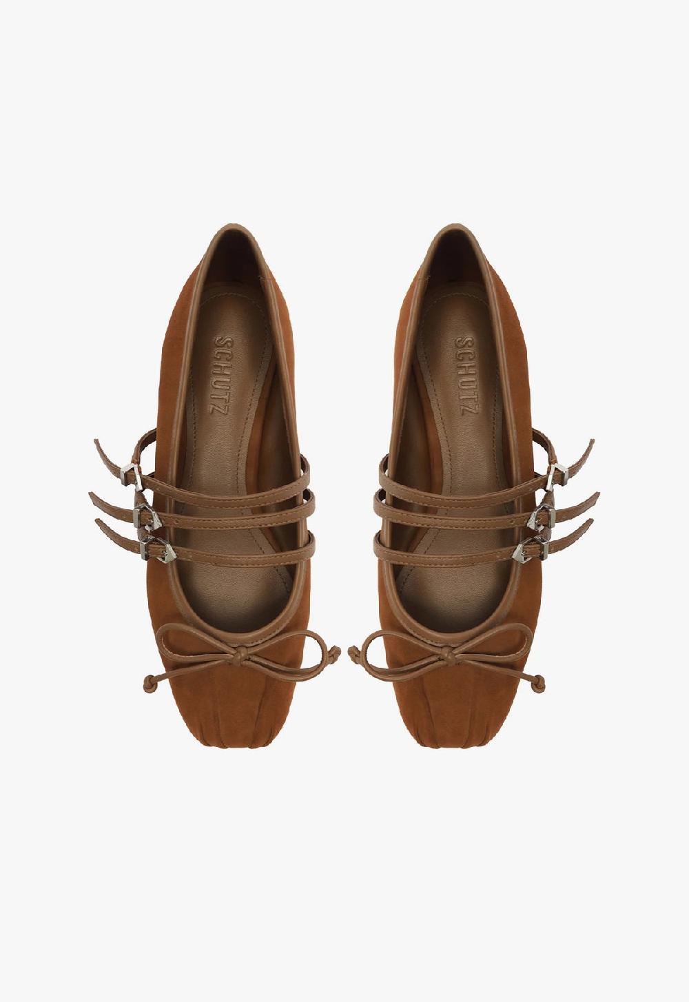 Schutz Arissa Strap Flat