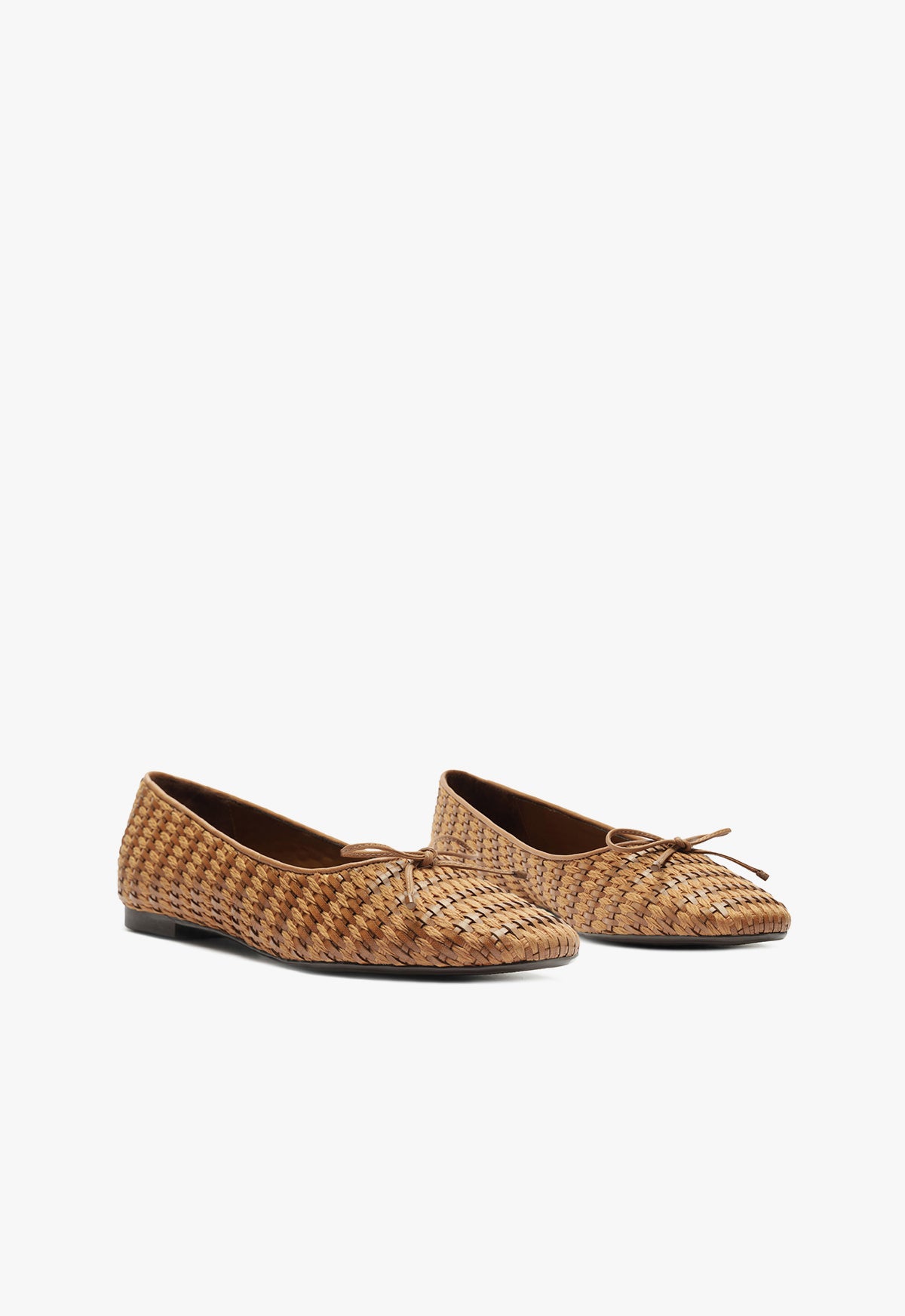 Schutz Arissa Straw Ballet Flat