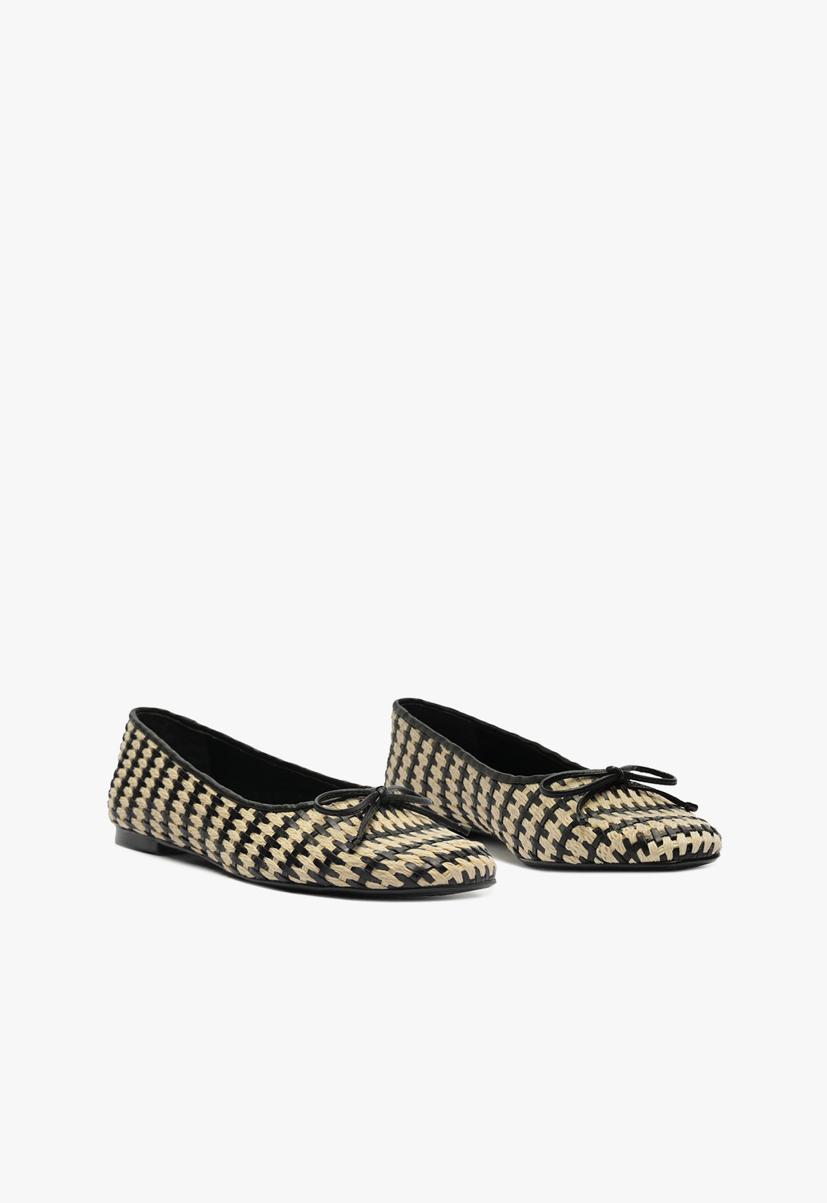 Schutz Arissa Straw Ballet Flat