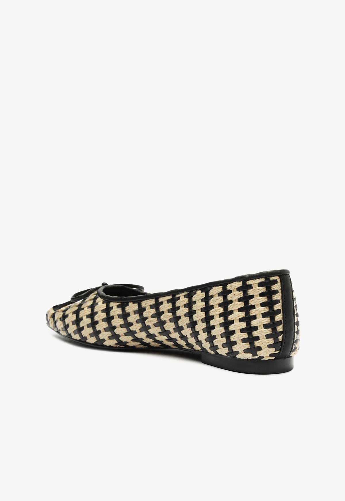 Schutz Arissa Straw Ballet Flat