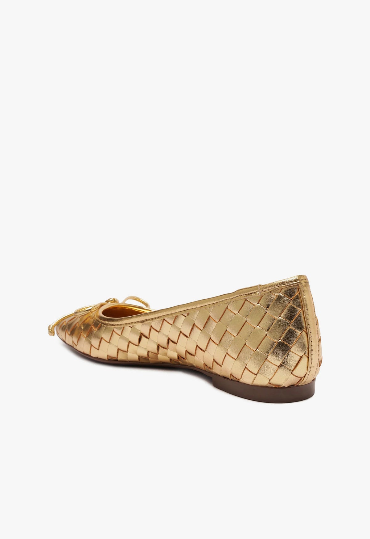 Schutz Arissa Woven Leather Flat