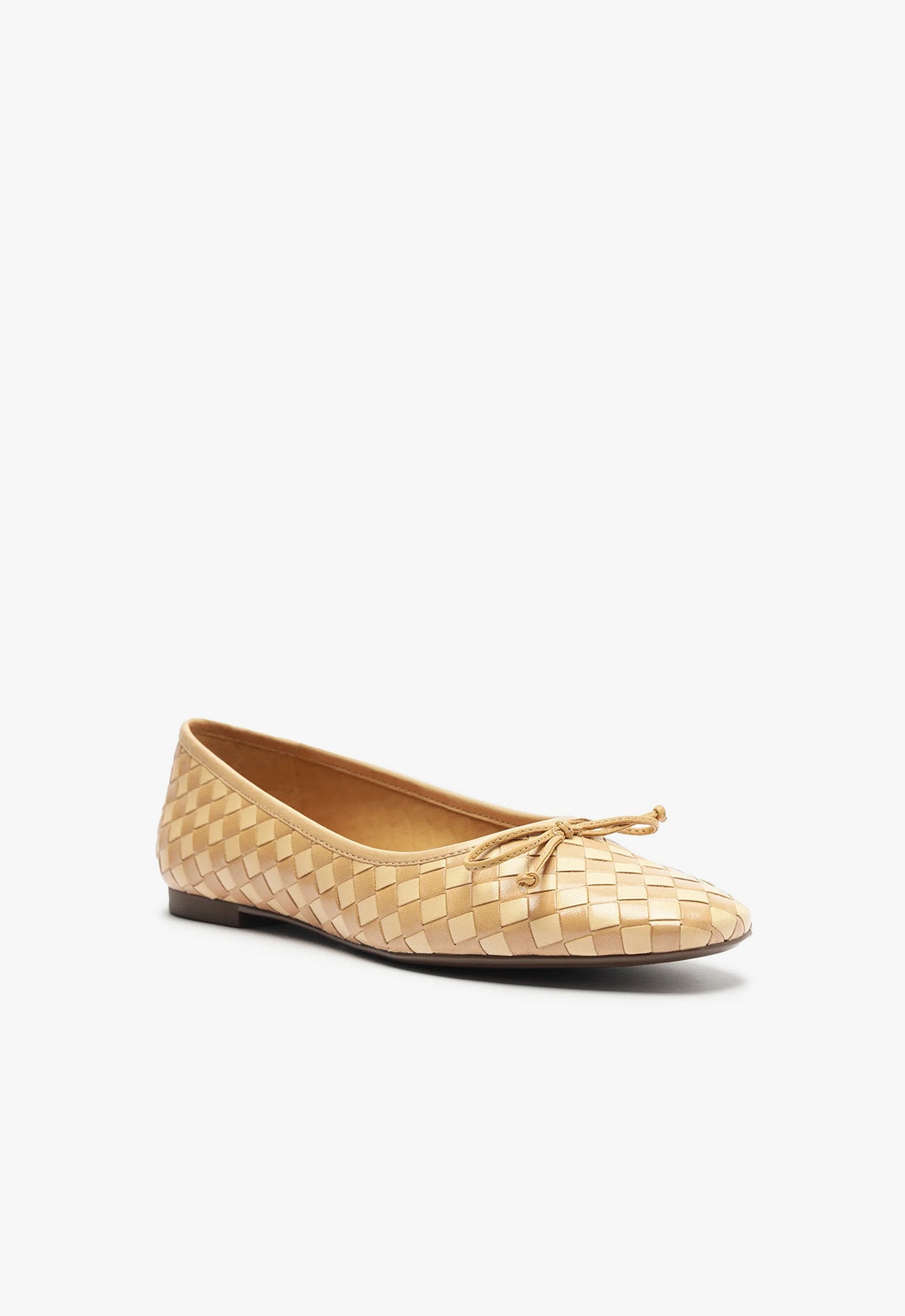 Schutz Arissa Woven Leather Flat