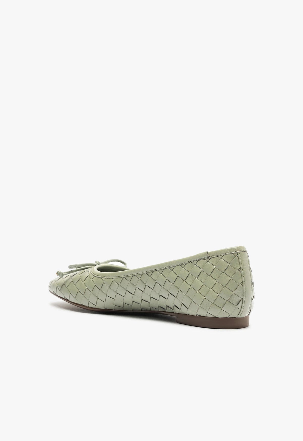 Schutz Arissa Woven Leather Flat