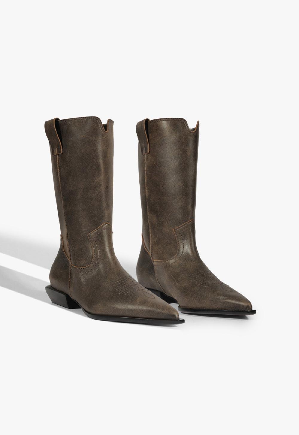 Schutz Ashley Leather Bootie