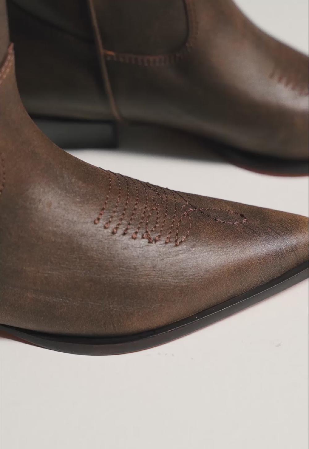 Schutz Ashley Leather Bootie