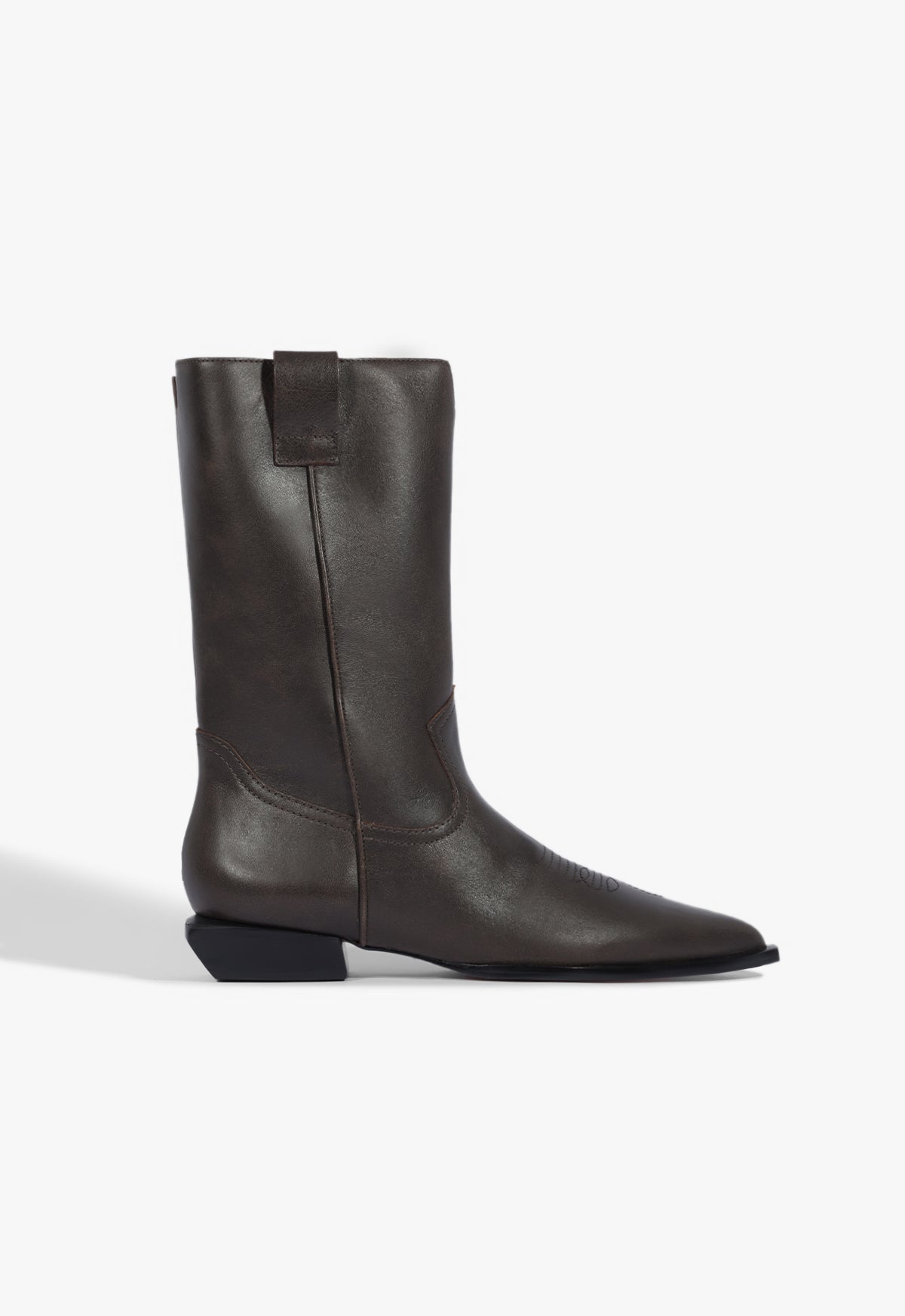 schutz Ashley Leather Bootie