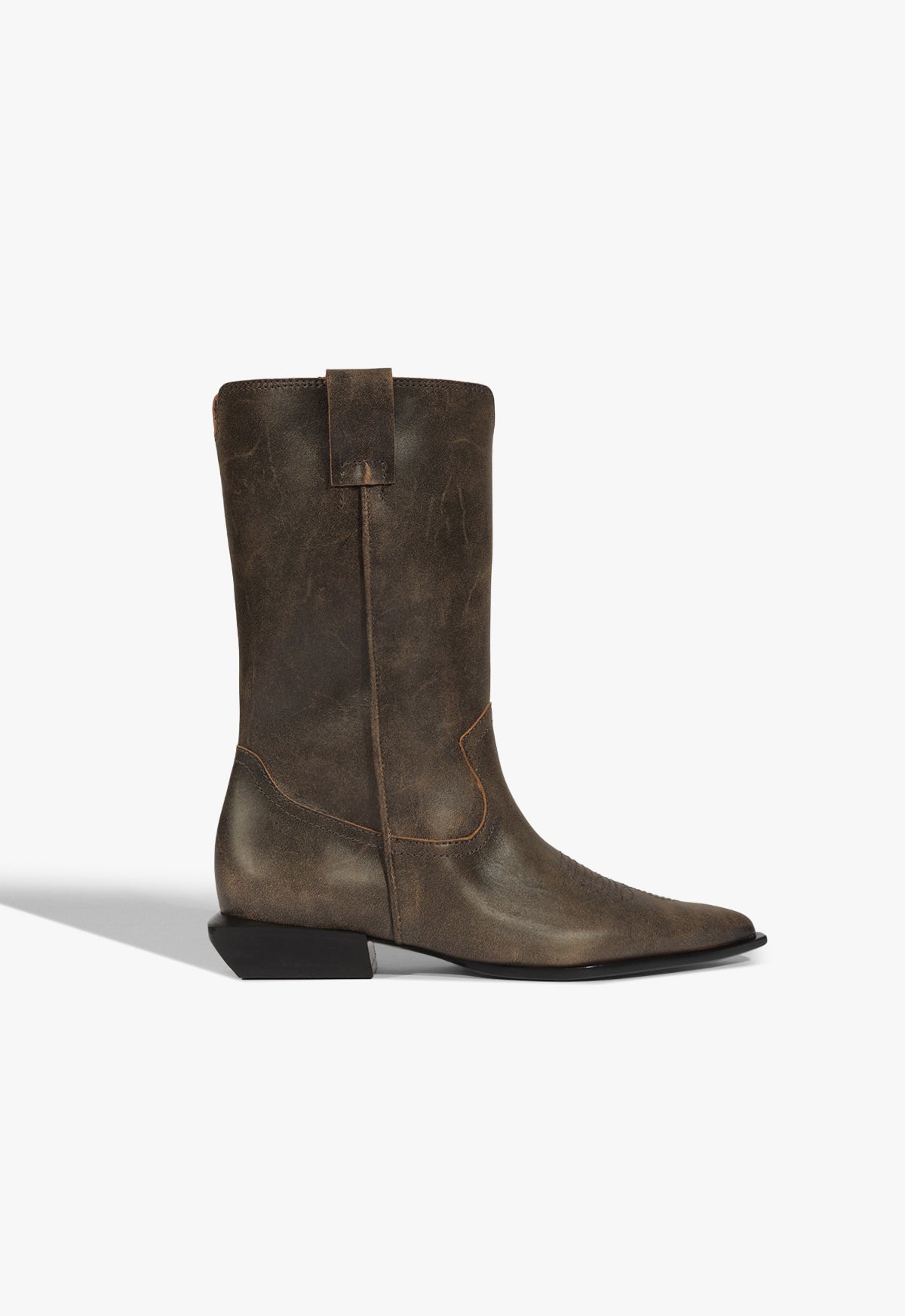 schutz Ashley Leather Bootie