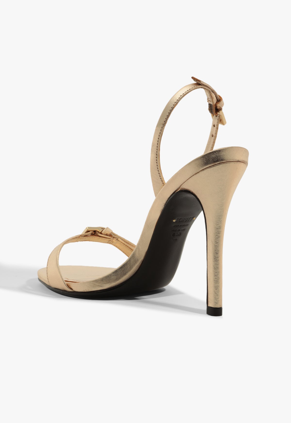 Schutz Aurora Sling Metallic Sandal