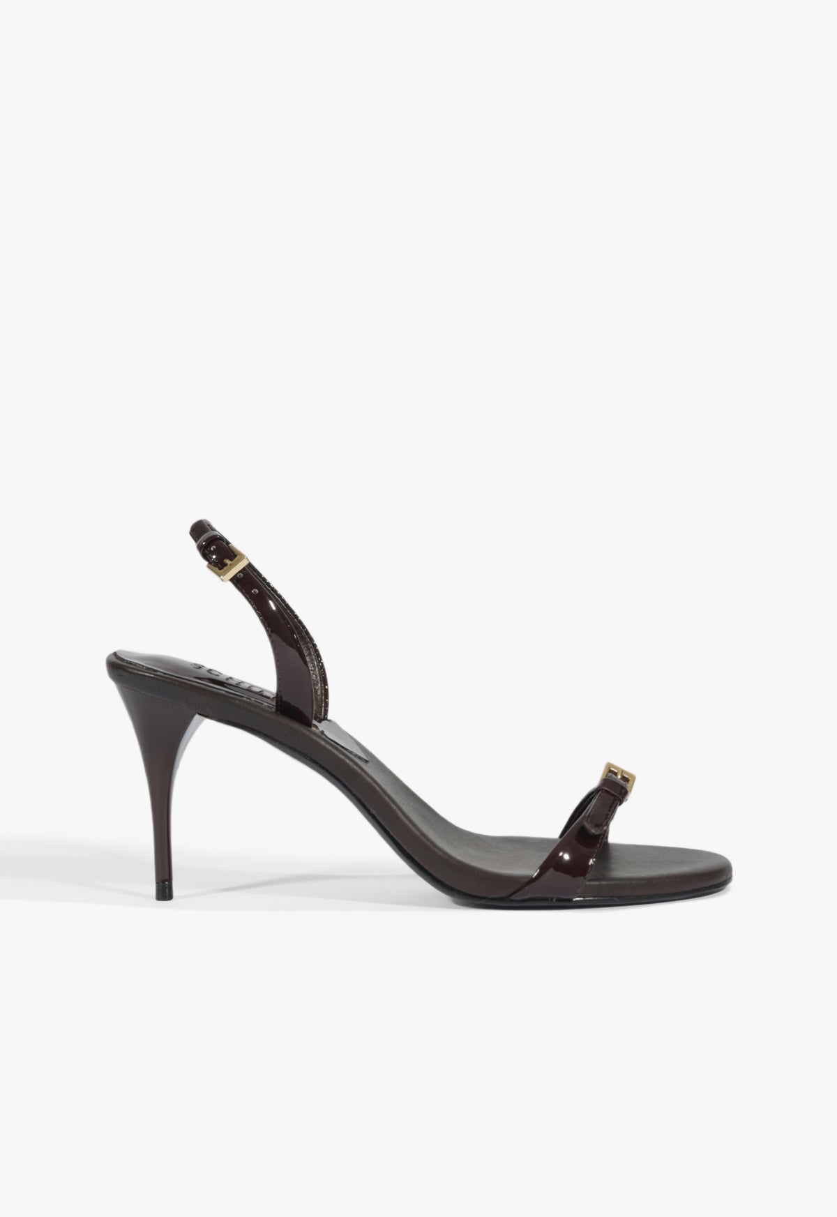 schutz Aurora Sling Mid Patent Sandal