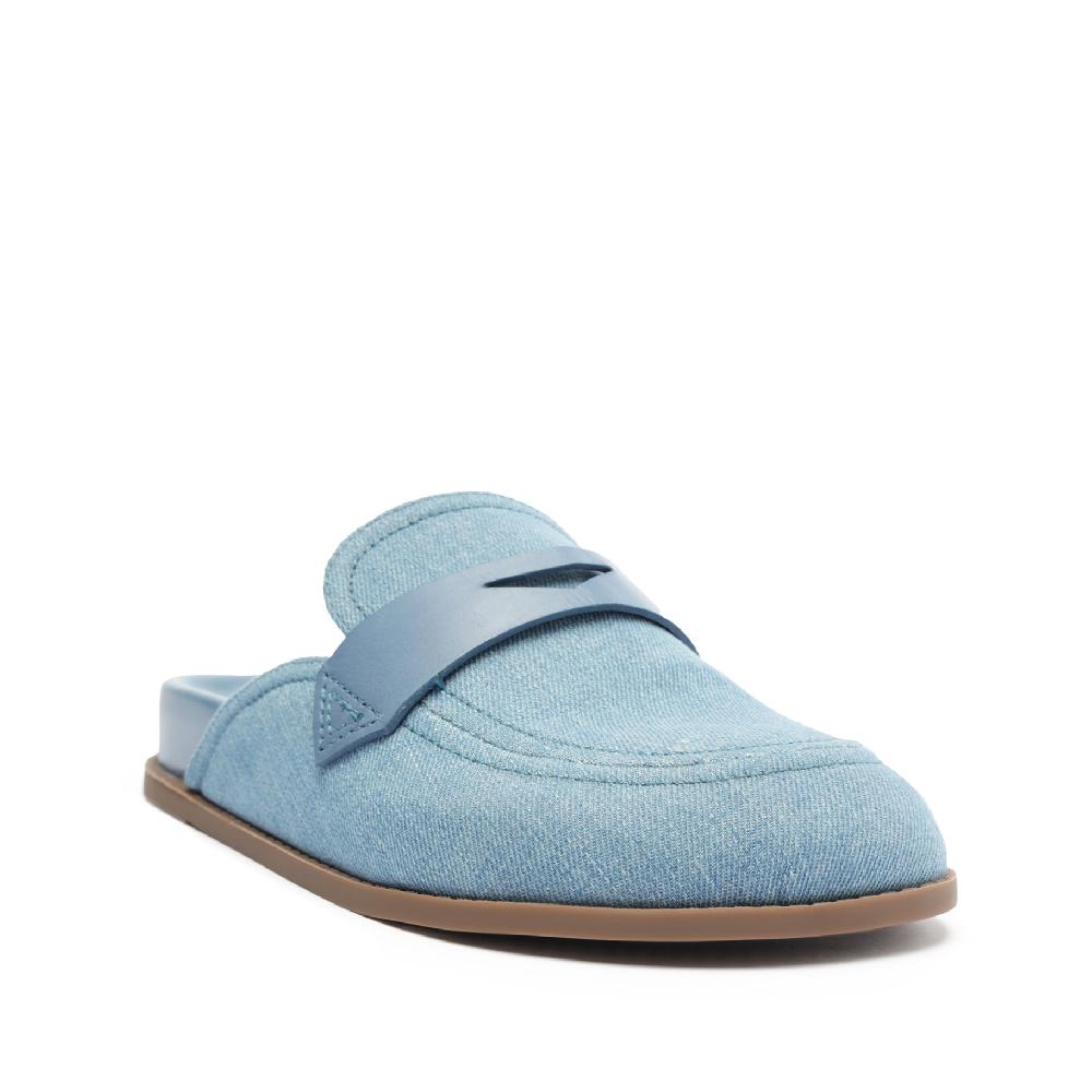 Schutz Ava Denim Flat