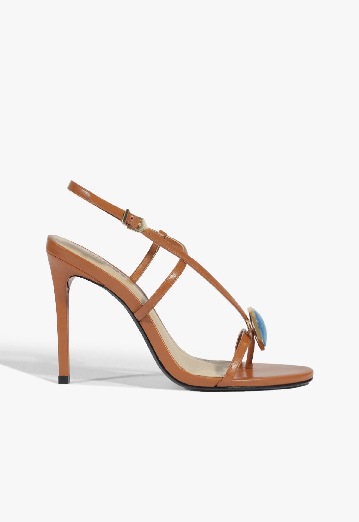 schutz Azure Embellished Leather Sandal