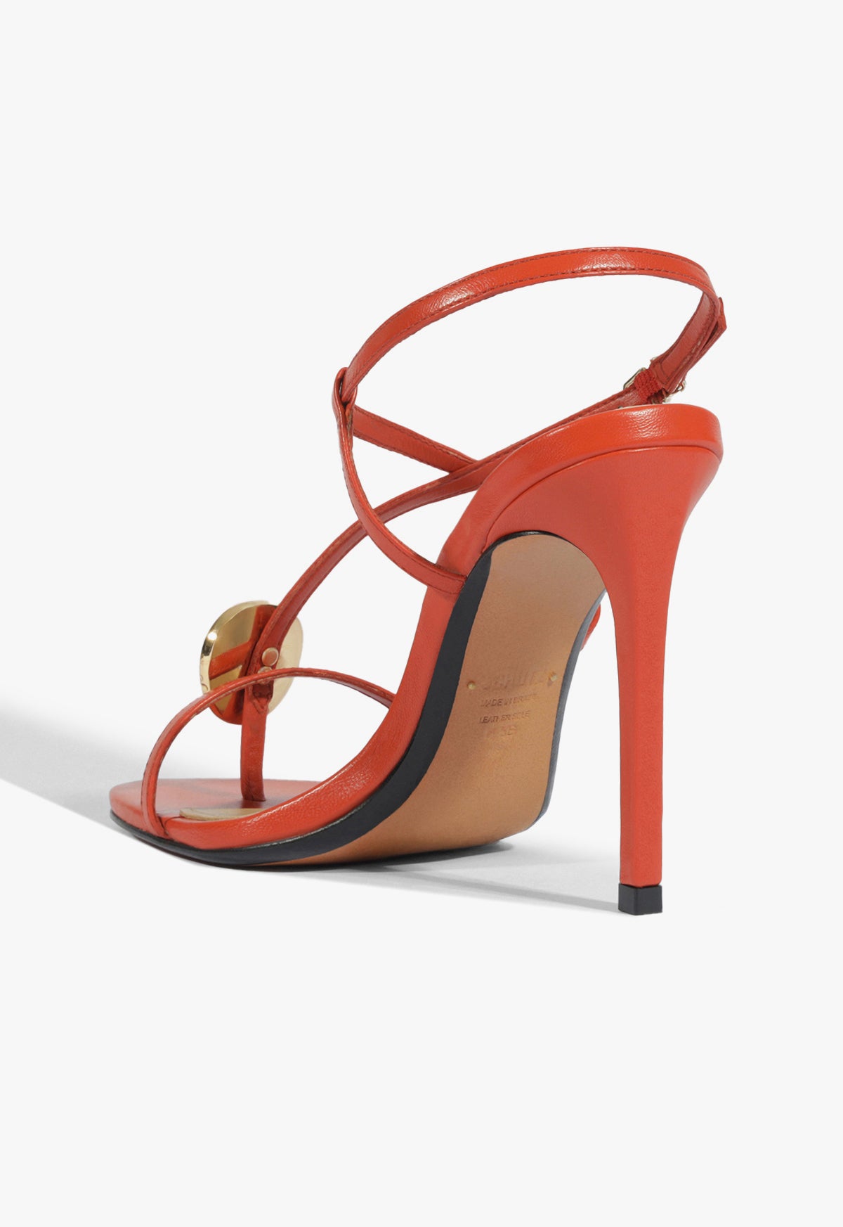 Schutz Azure Embellished Leather Sandal