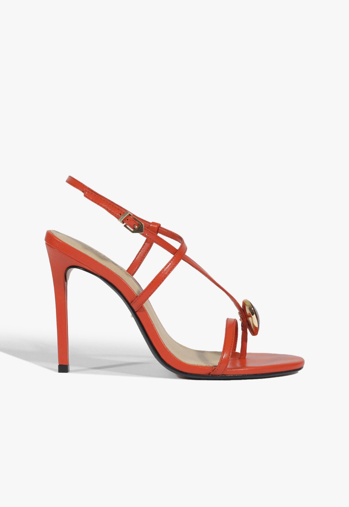 schutz Azure Embellished Leather Sandal