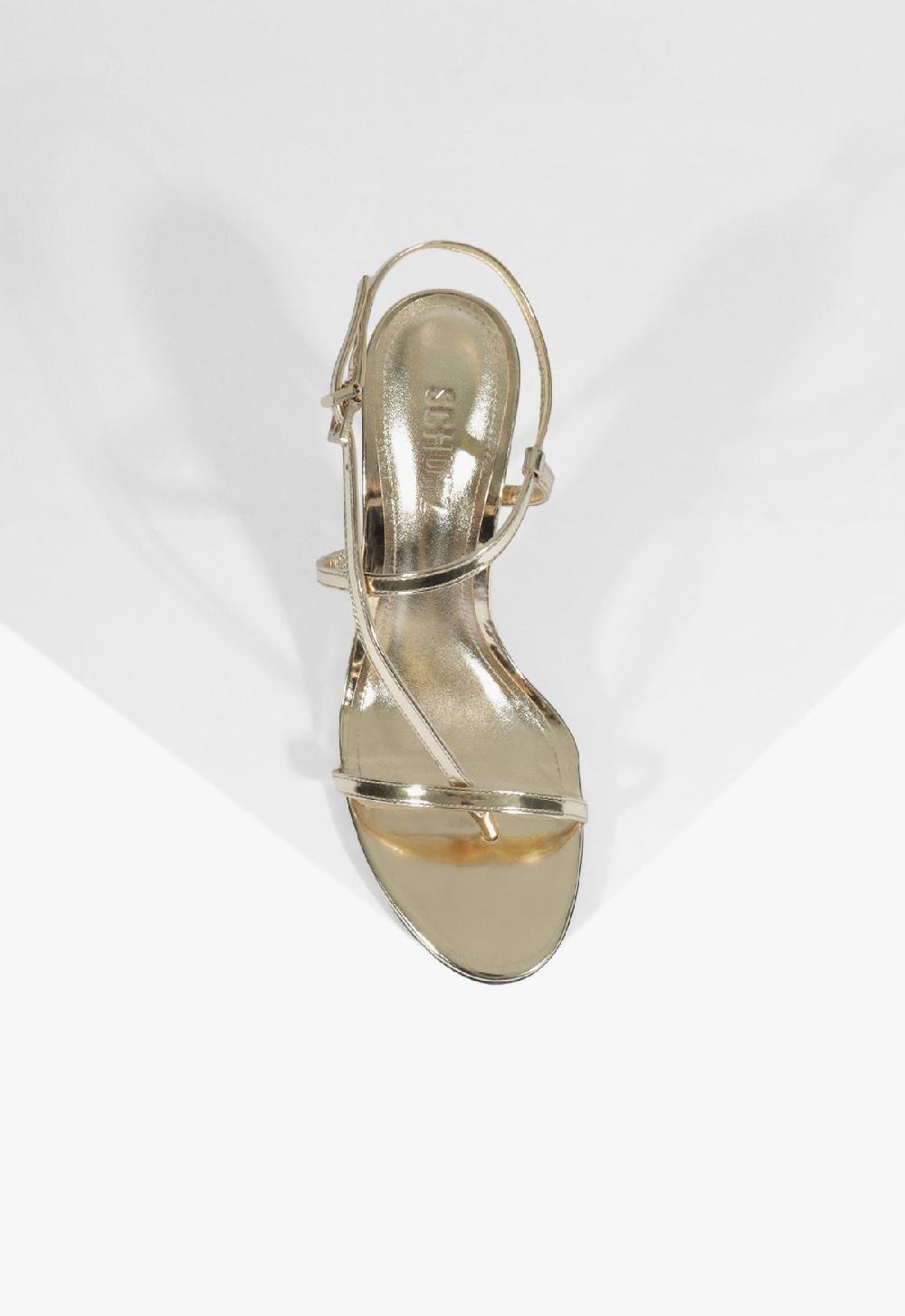 Schutz Azure Metallic Sandal