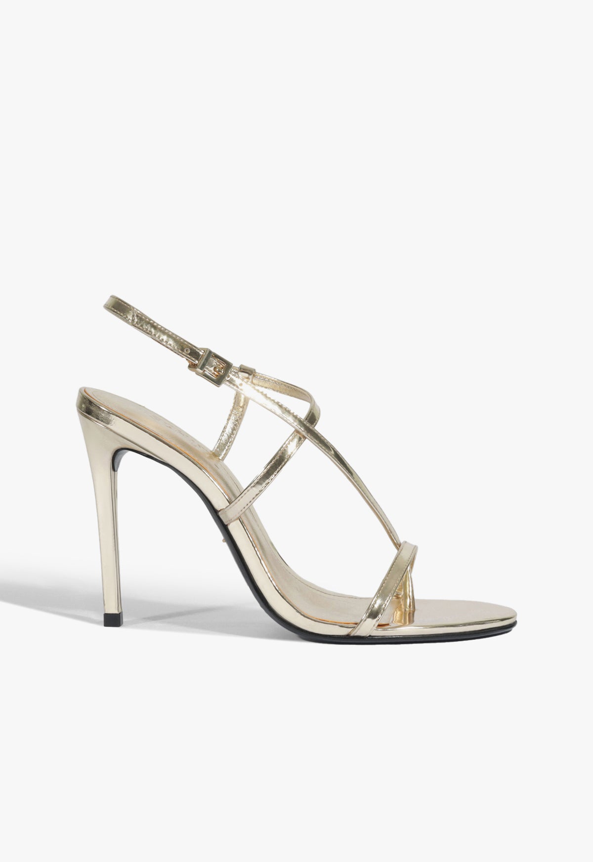 schutz Azure Metallic Sandal
