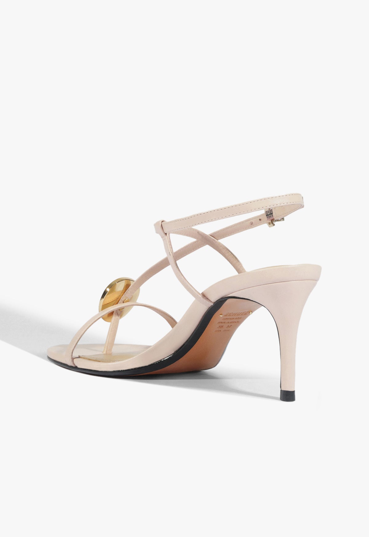 Schutz Azure Mid Embellished Leather Sandal