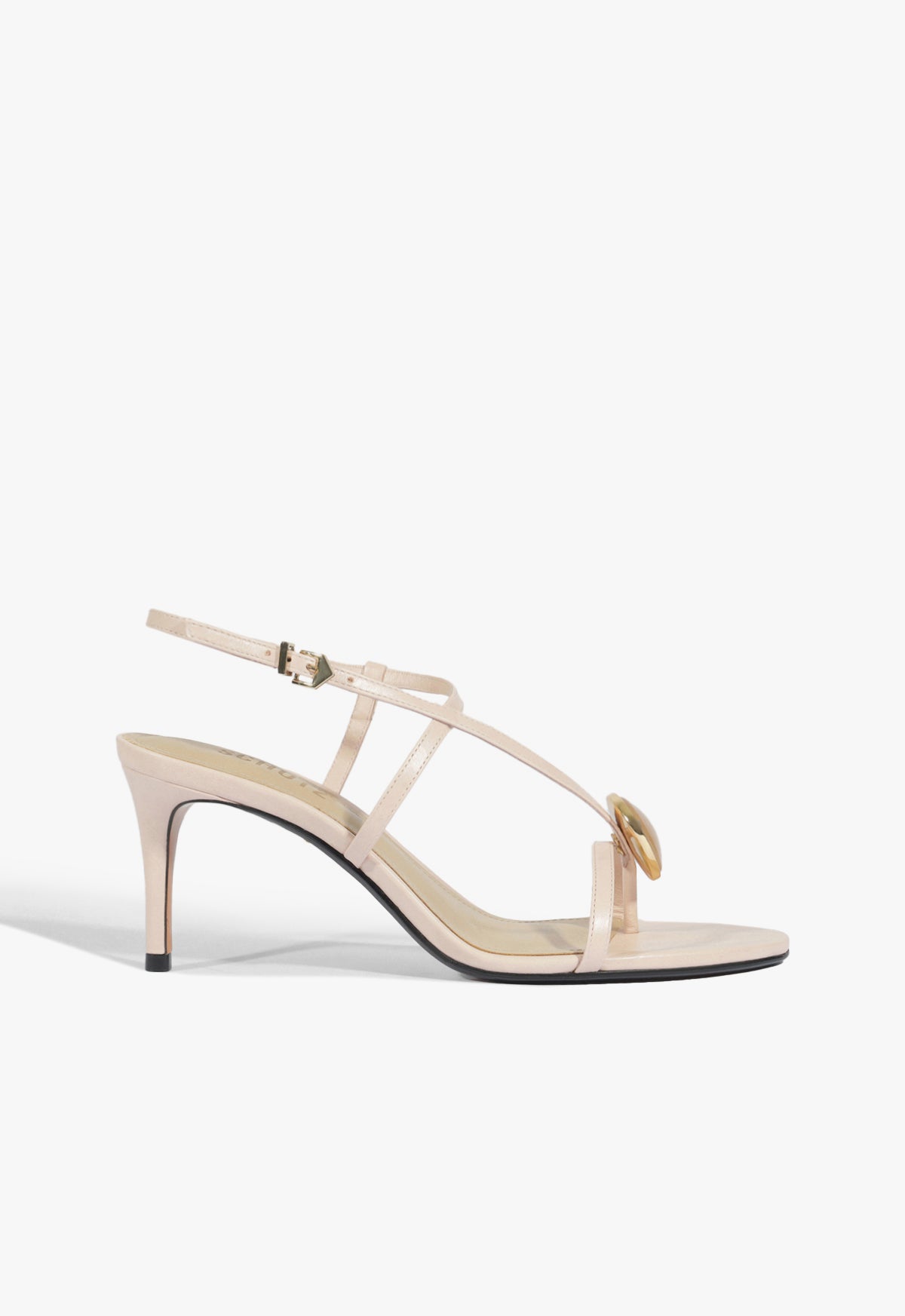 schutz Azure Mid Embellished Leather Sandal