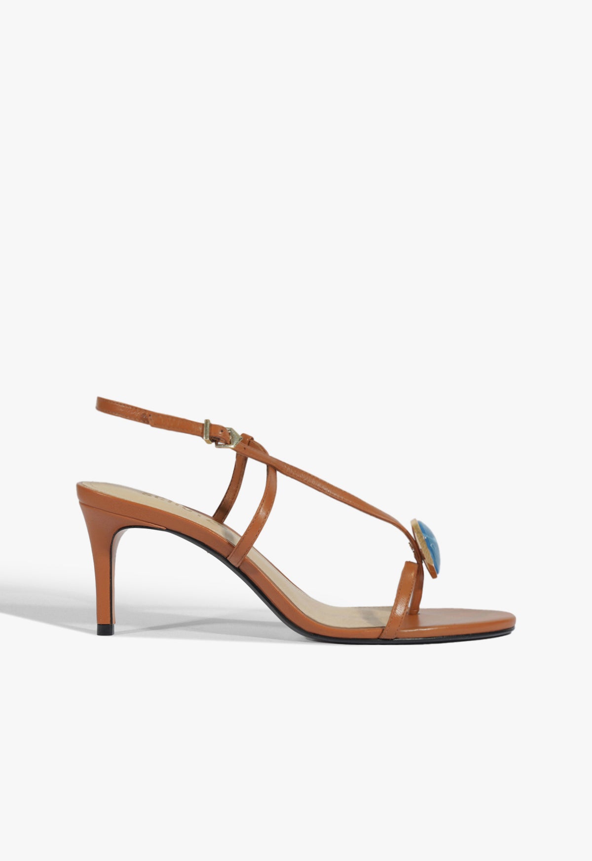 schutz Azure Mid Embellished Leather Sandal