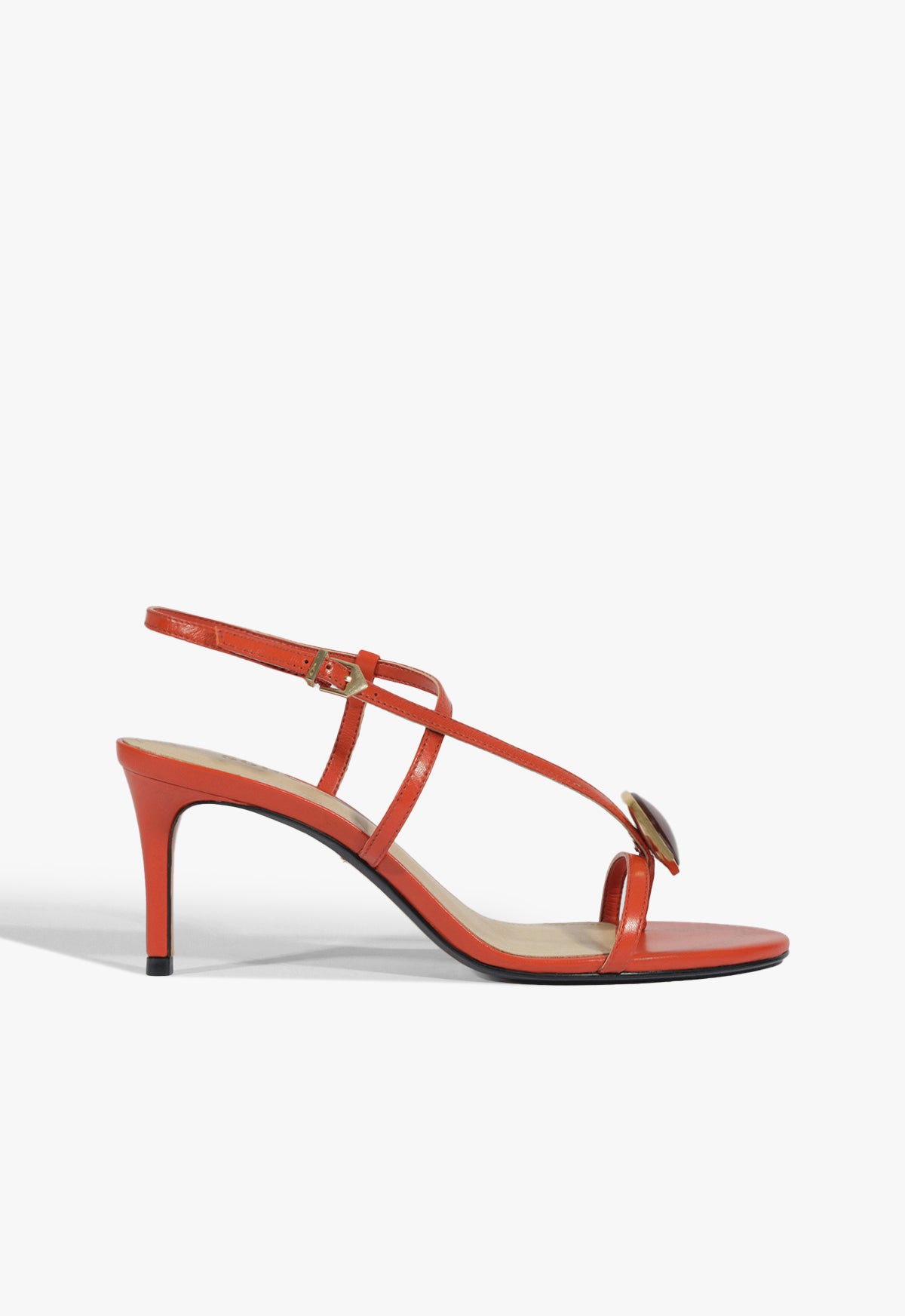 schutz Azure Mid Embellished Leather Sandal