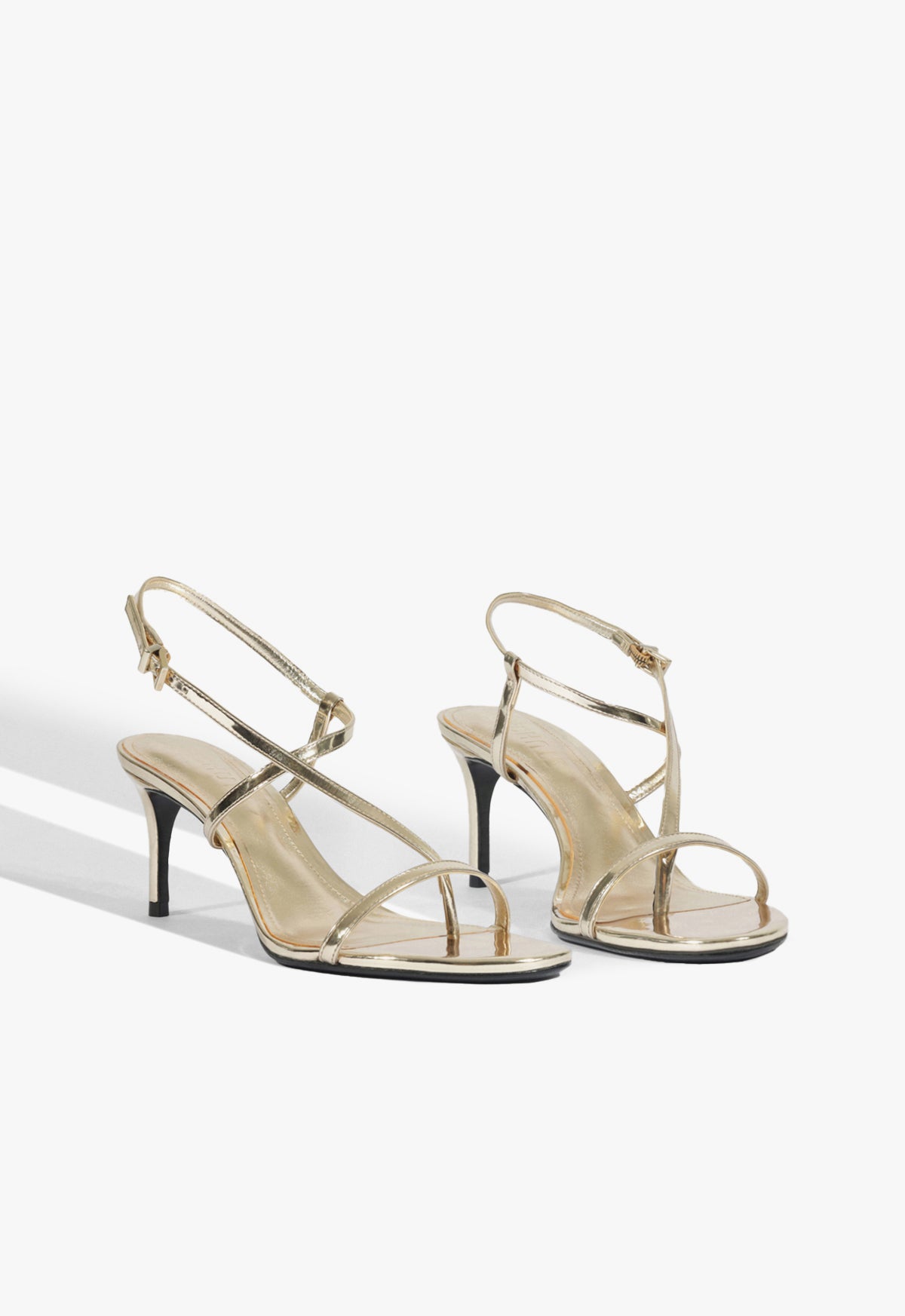 Schutz Azure Mid Metallic Sandal