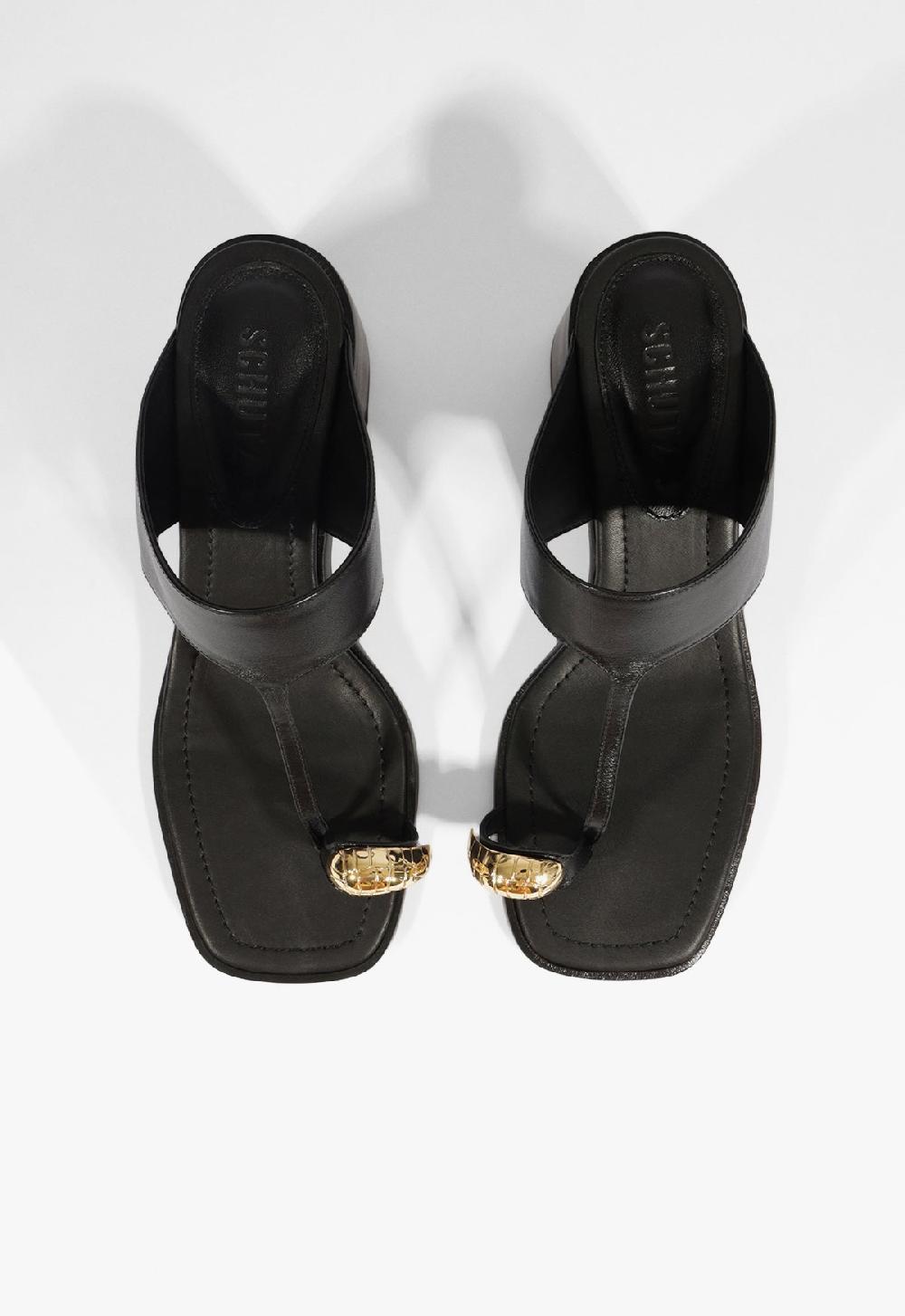 Schutz Bennett Leather Sandal