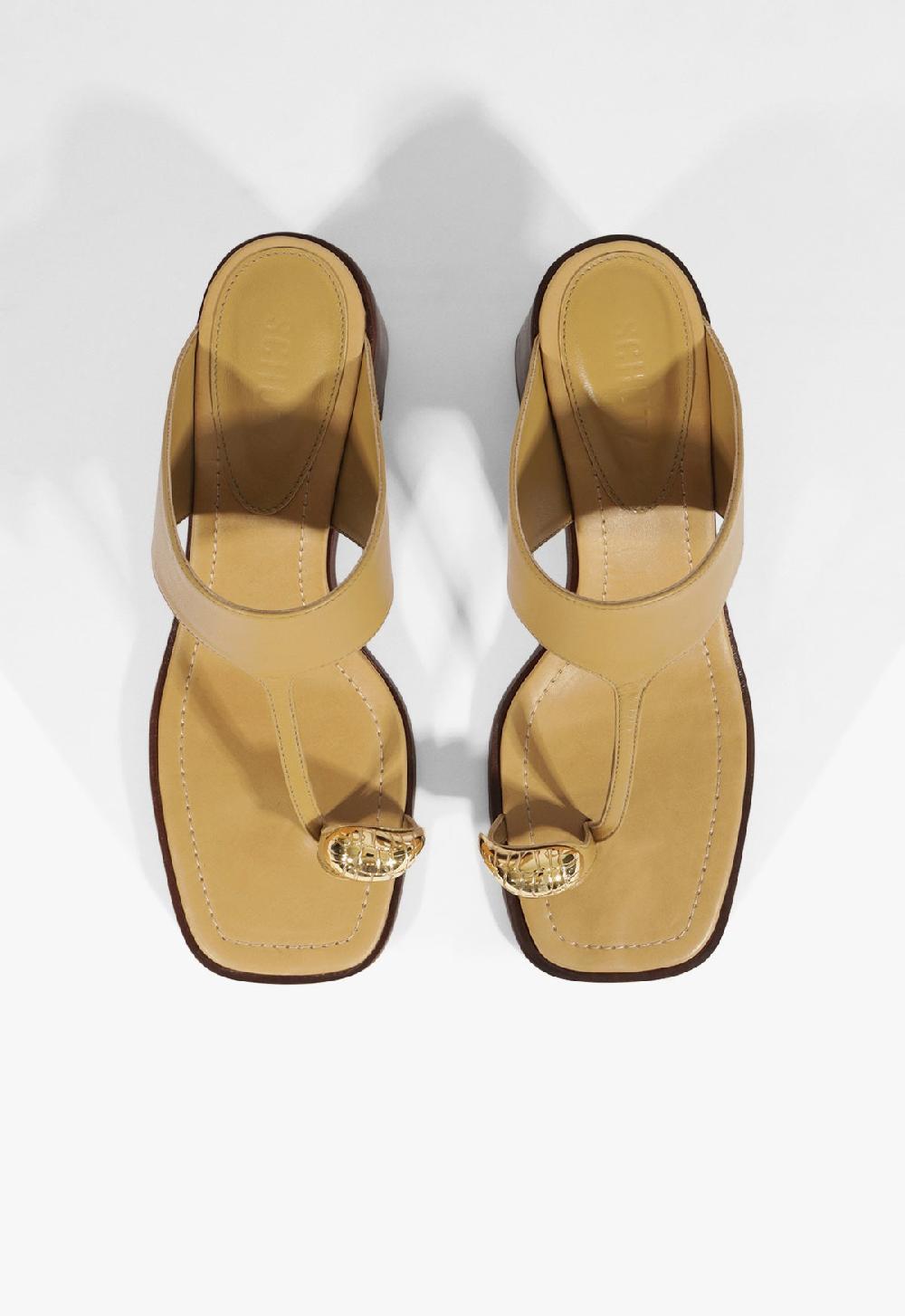 Schutz Bennett Leather Sandal