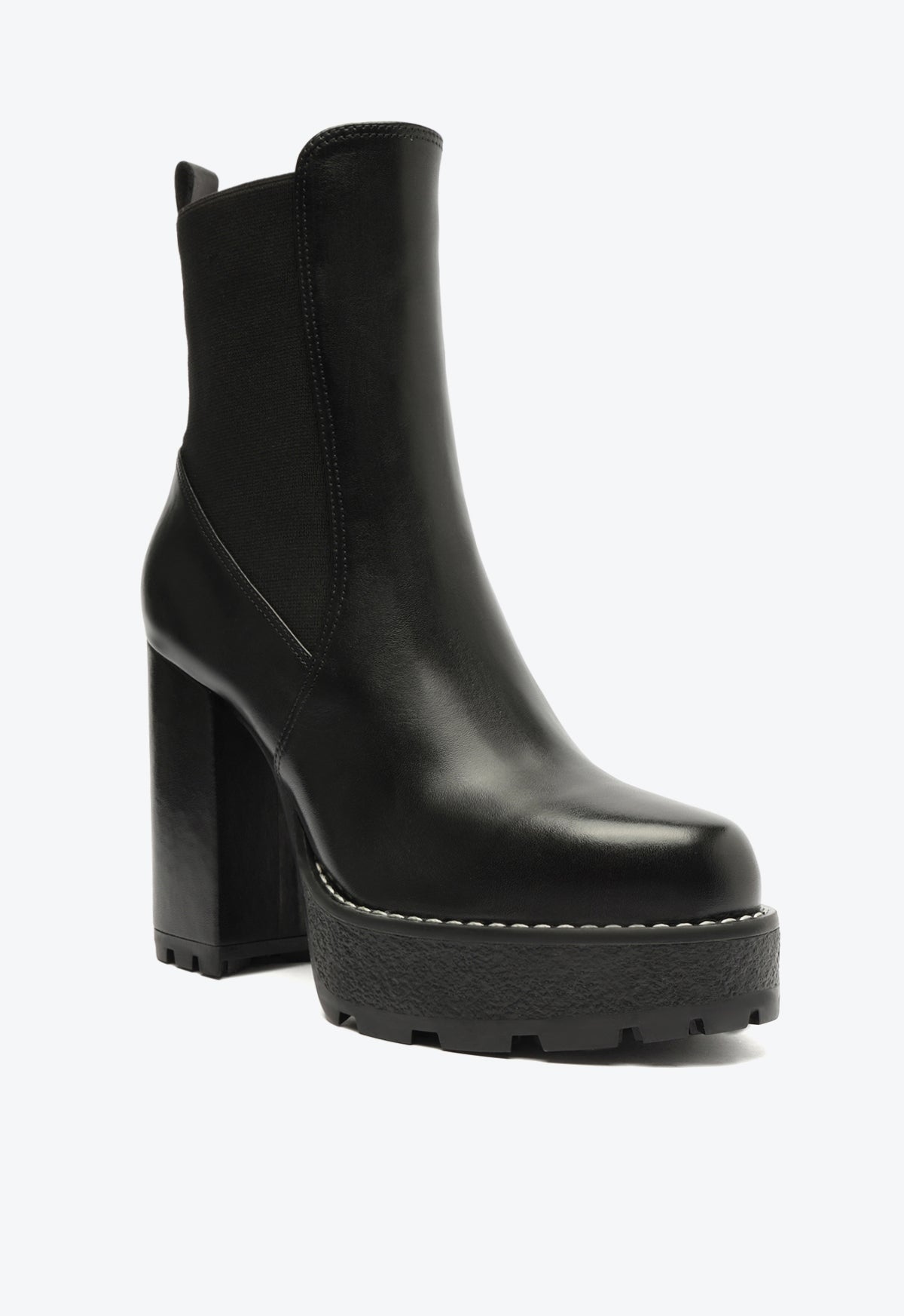 Schutz Billie Platform Leather Bootie