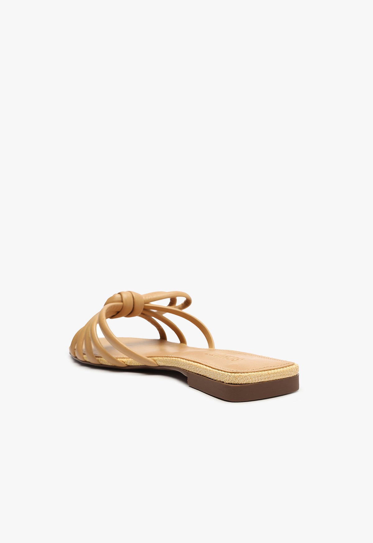 Schutz Blossom Lightwood Flat Sandal