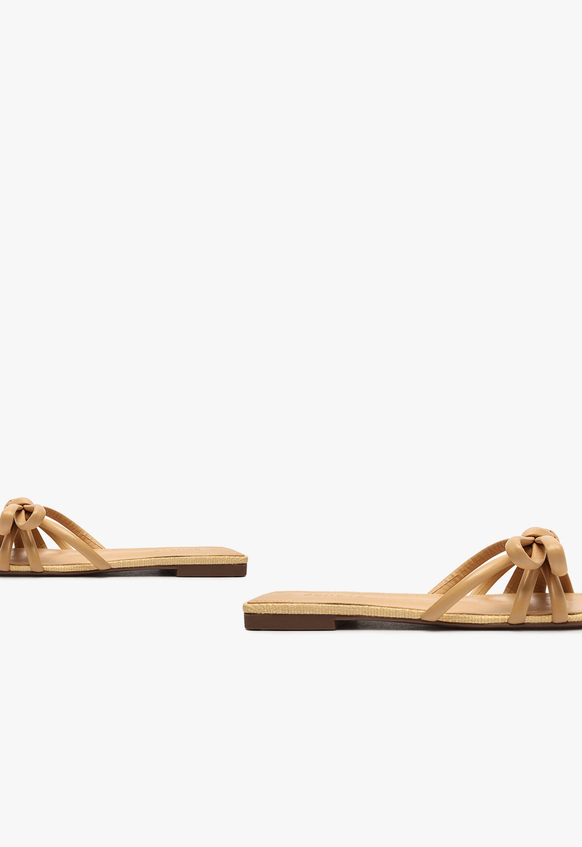 Schutz Blossom Lightwood Flat Sandal
