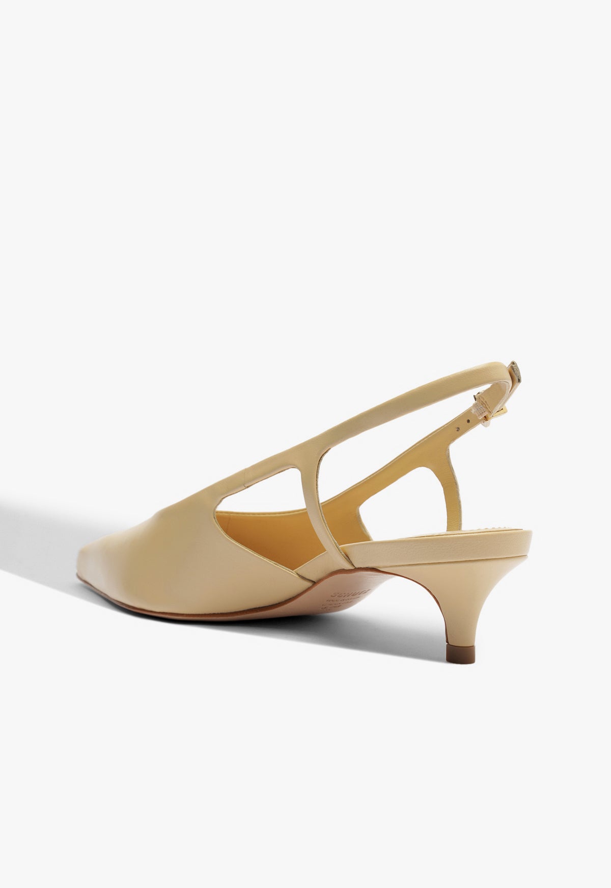 Schutz Boris Kitten Leather Pump