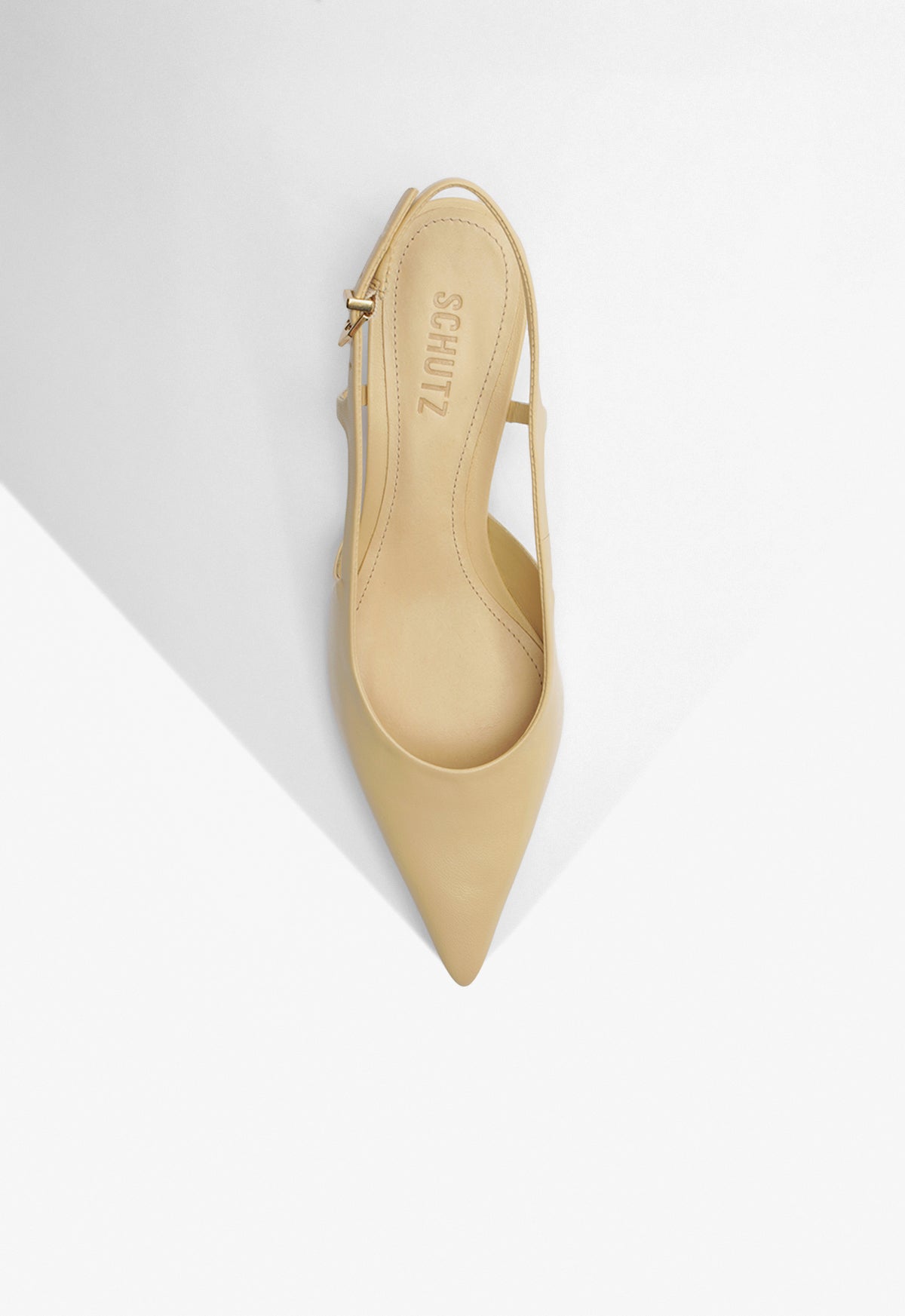 Schutz Boris Kitten Leather Pump