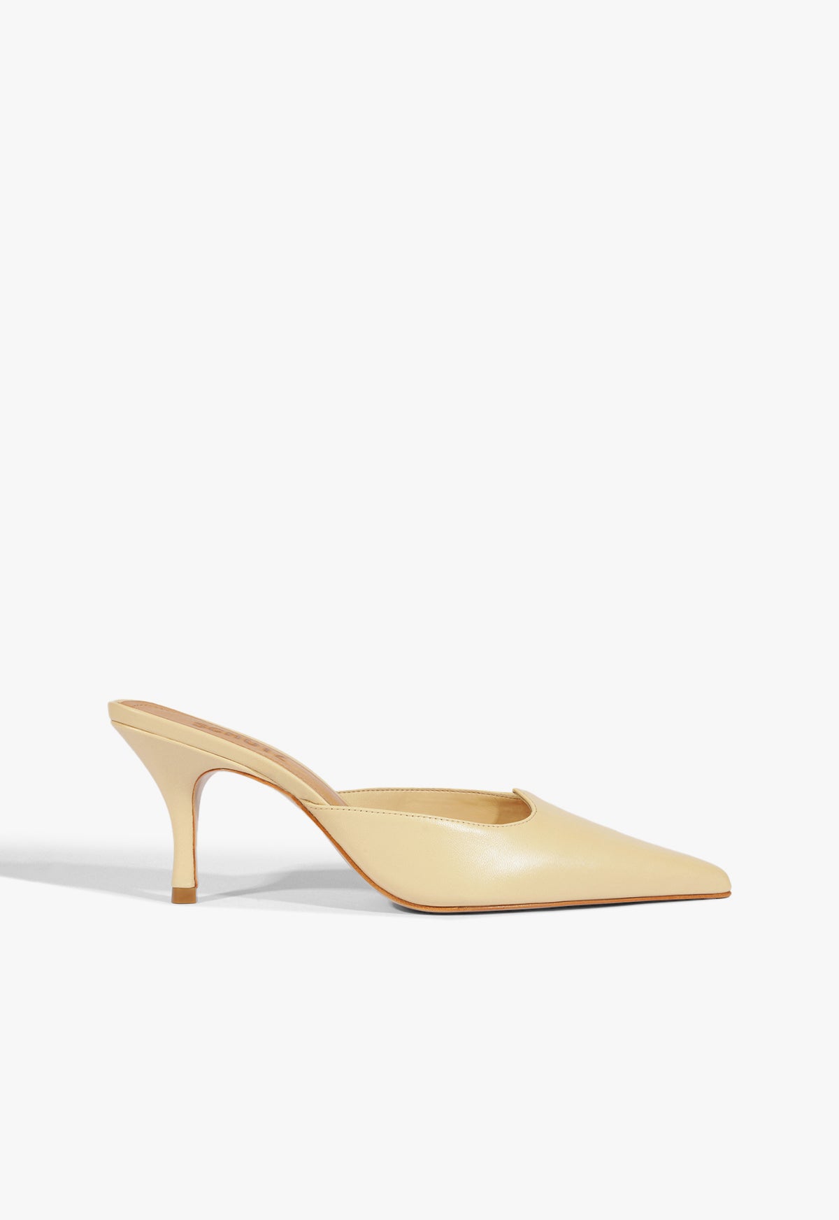 schutz Buffy Mid Stiletto Beige Pump