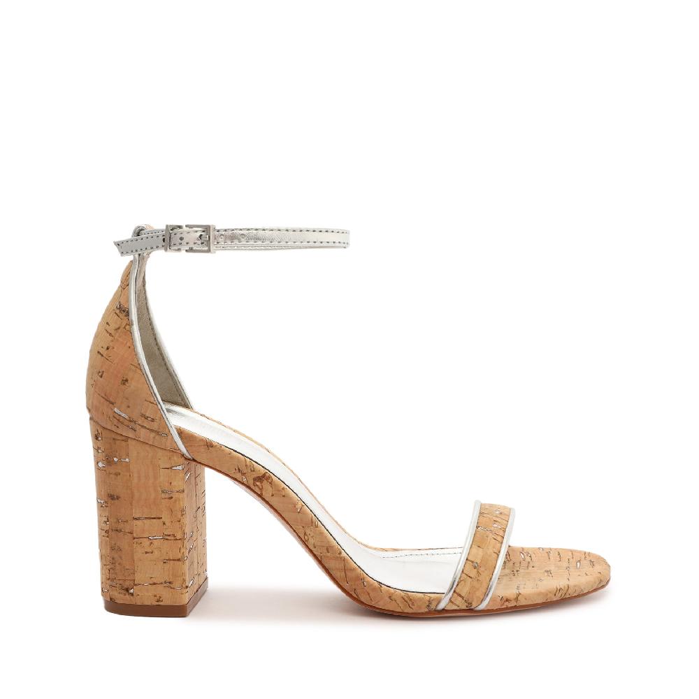 schutz Cadey Lee Block Casual Leather Sandal