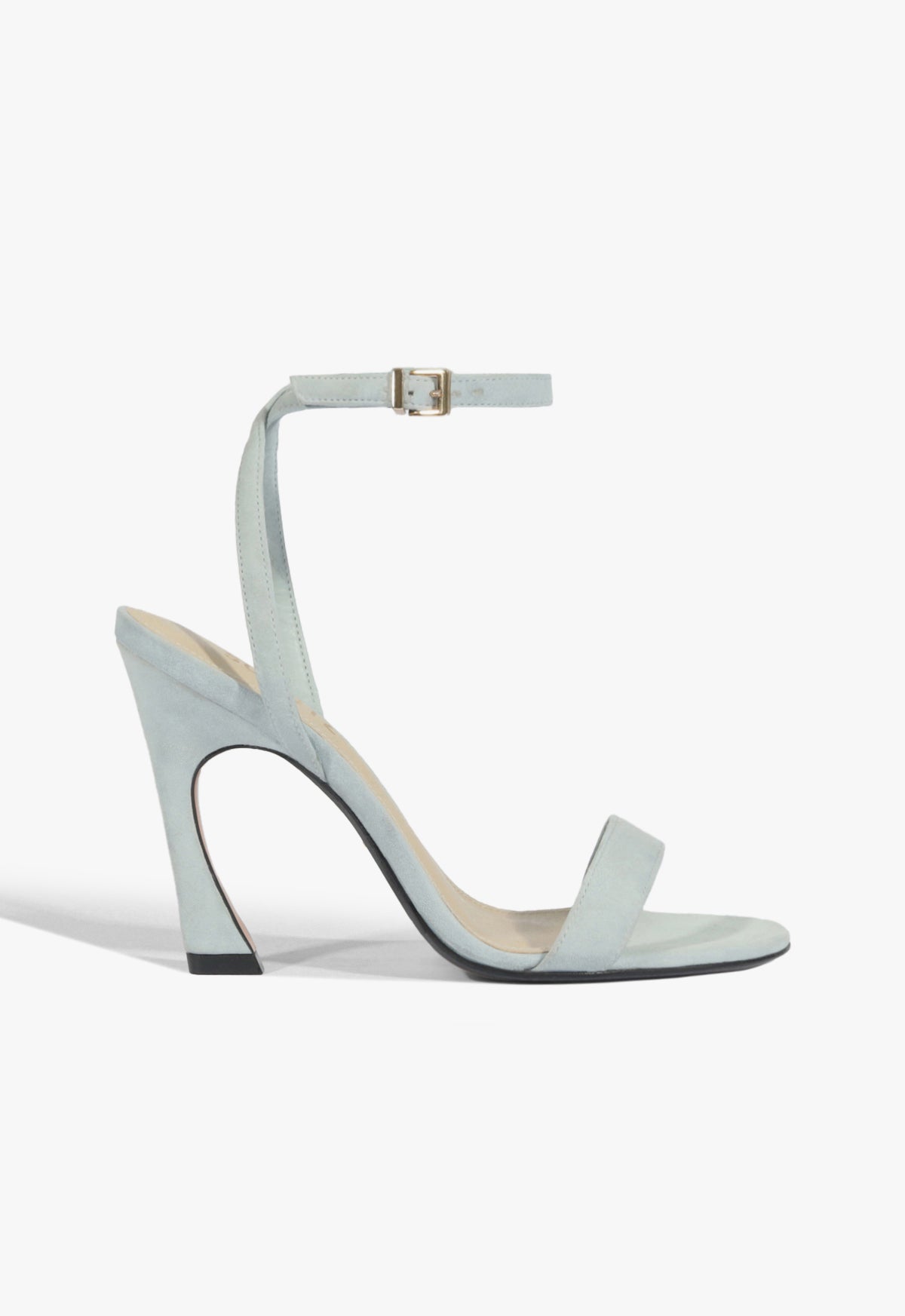 schutz Cadey-Lee Curve Lace Suede Sandal