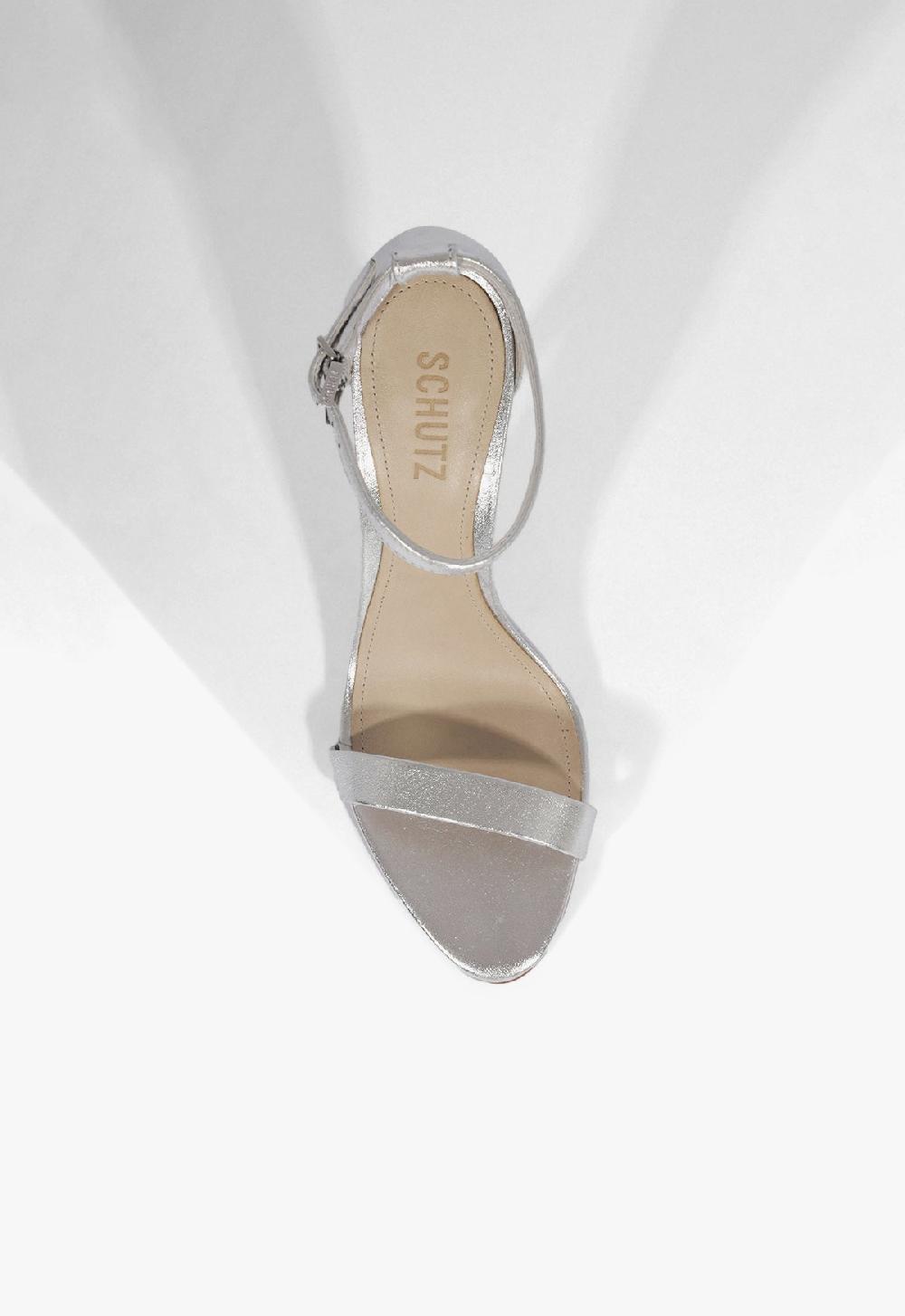 Schutz Cadey-Lee Metallic Sandal