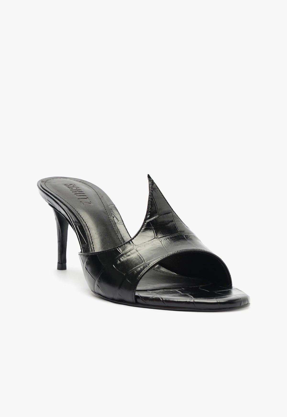 Schutz Carlie Mule Patent Leather Sandal