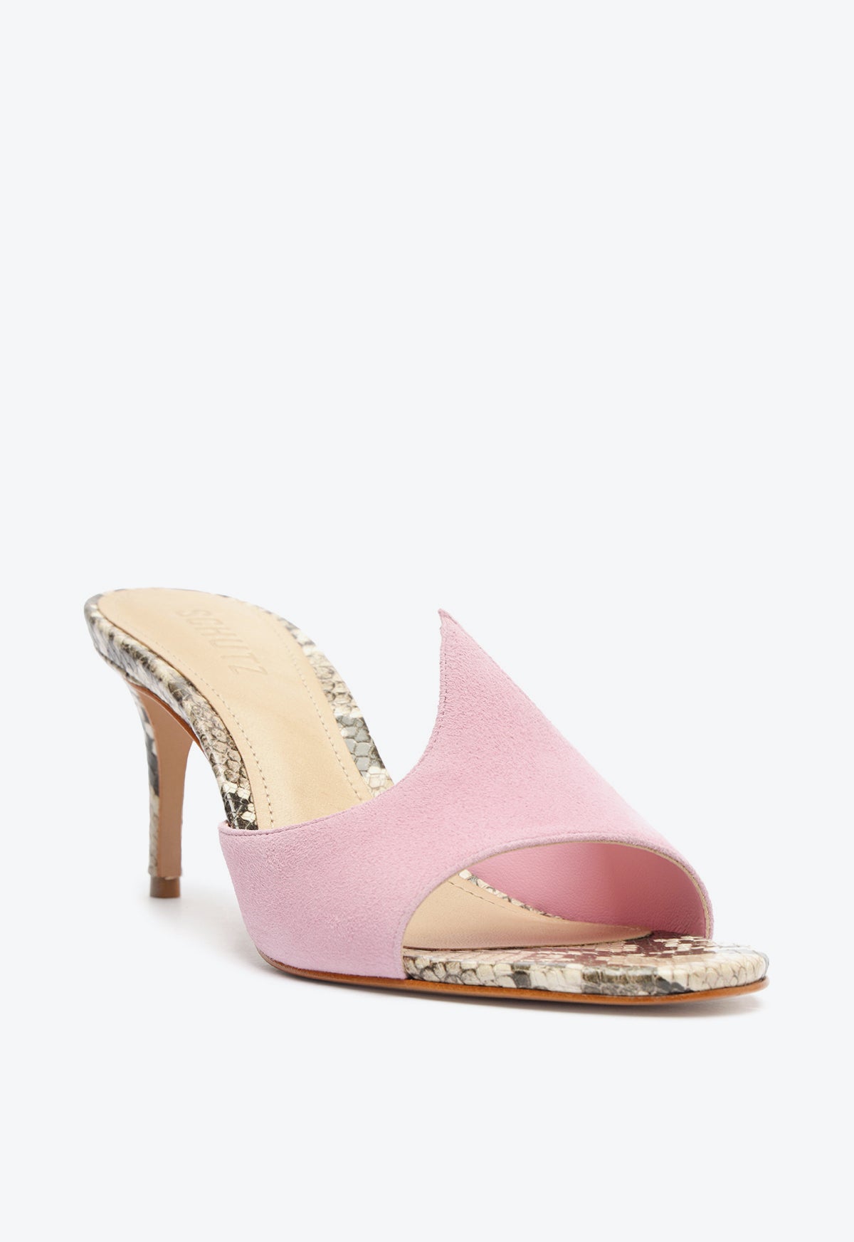 Schutz Carlie Mule Suede Sandal