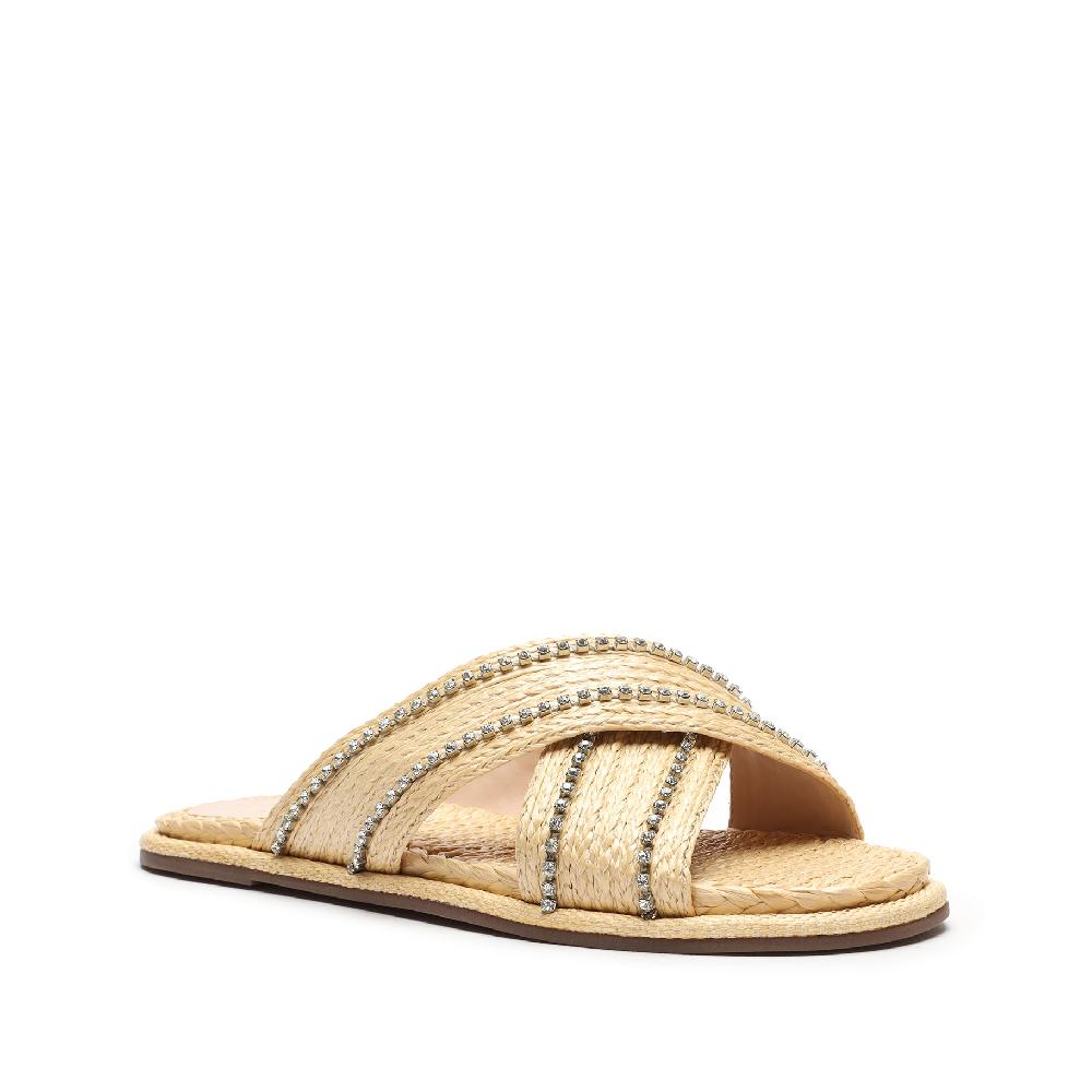 Schutz Carlotta Embroidered Sandal