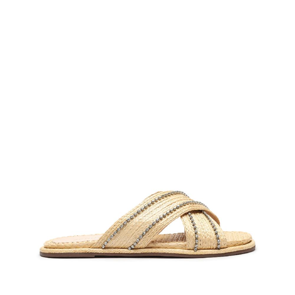 schutz Carlotta Embroidered Sandal