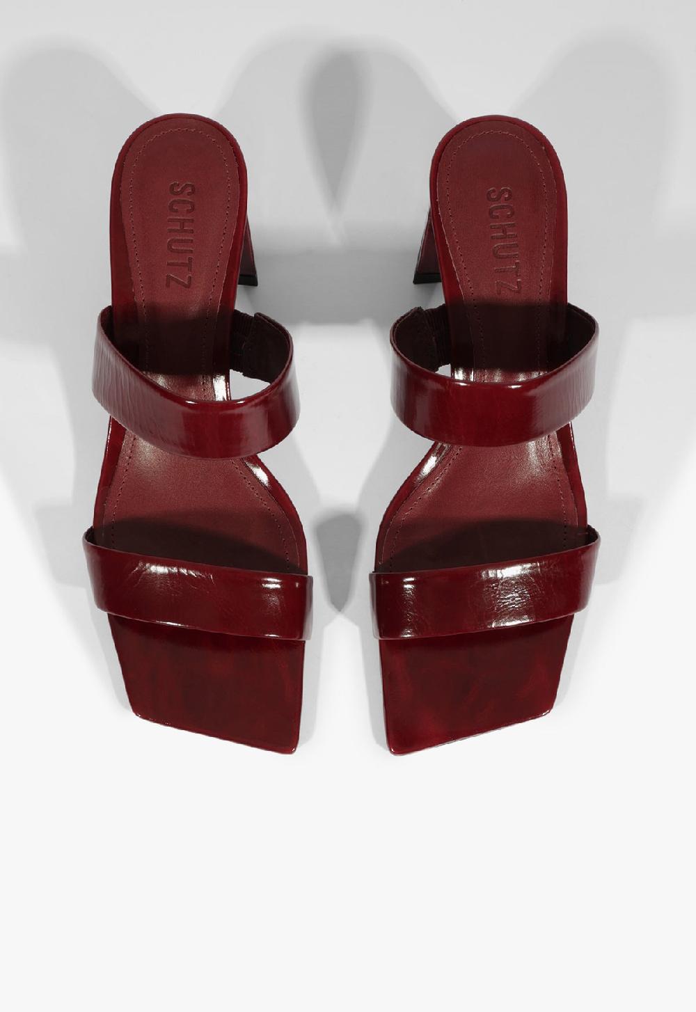 Schutz Chantal Mid Patent Sandal