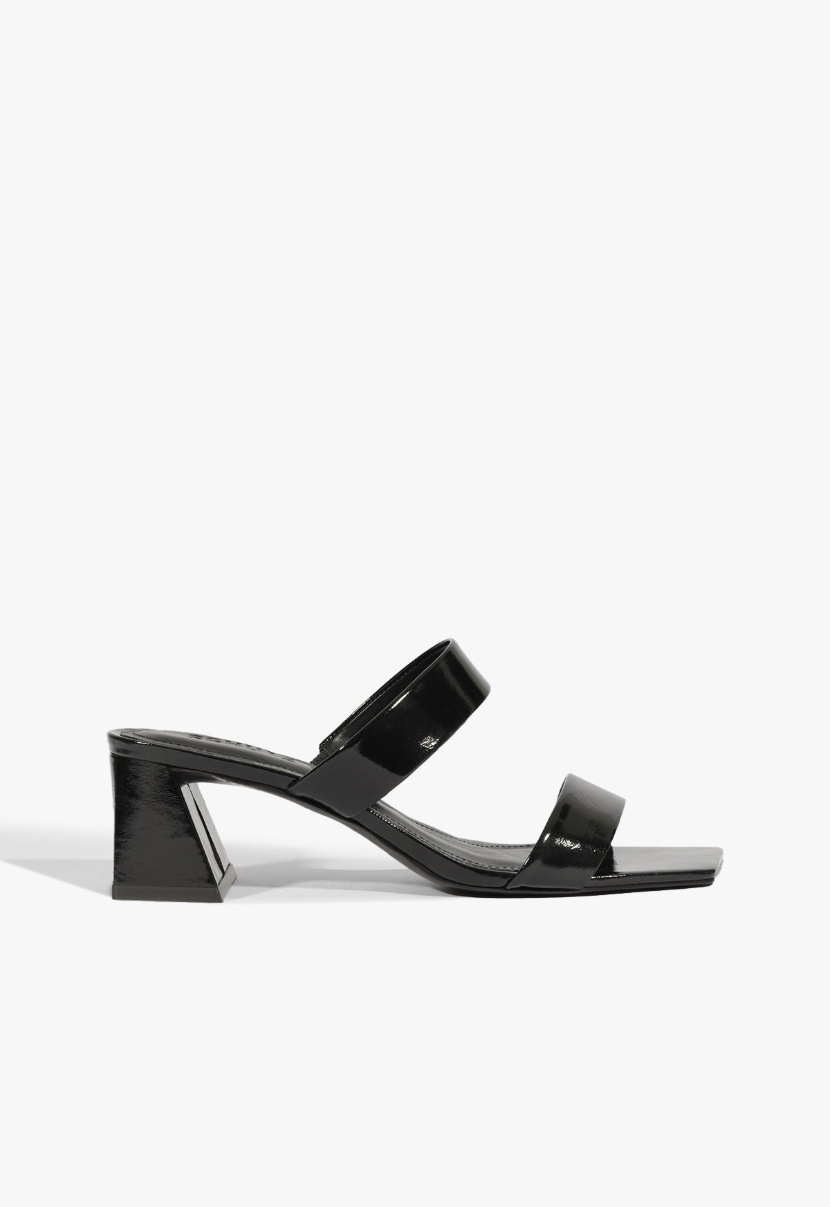 schutz Chantal Mid Patent Sandal