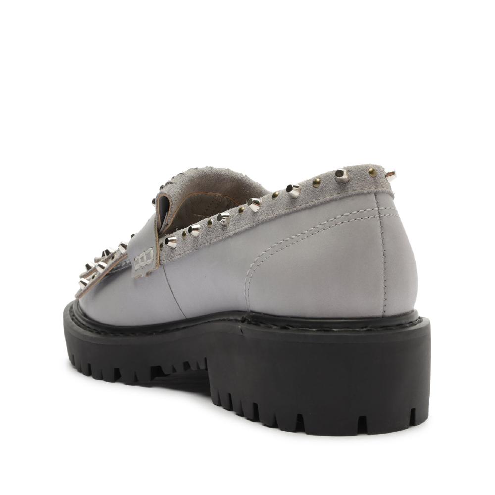 Schutz Christie Fringes Leather Flat